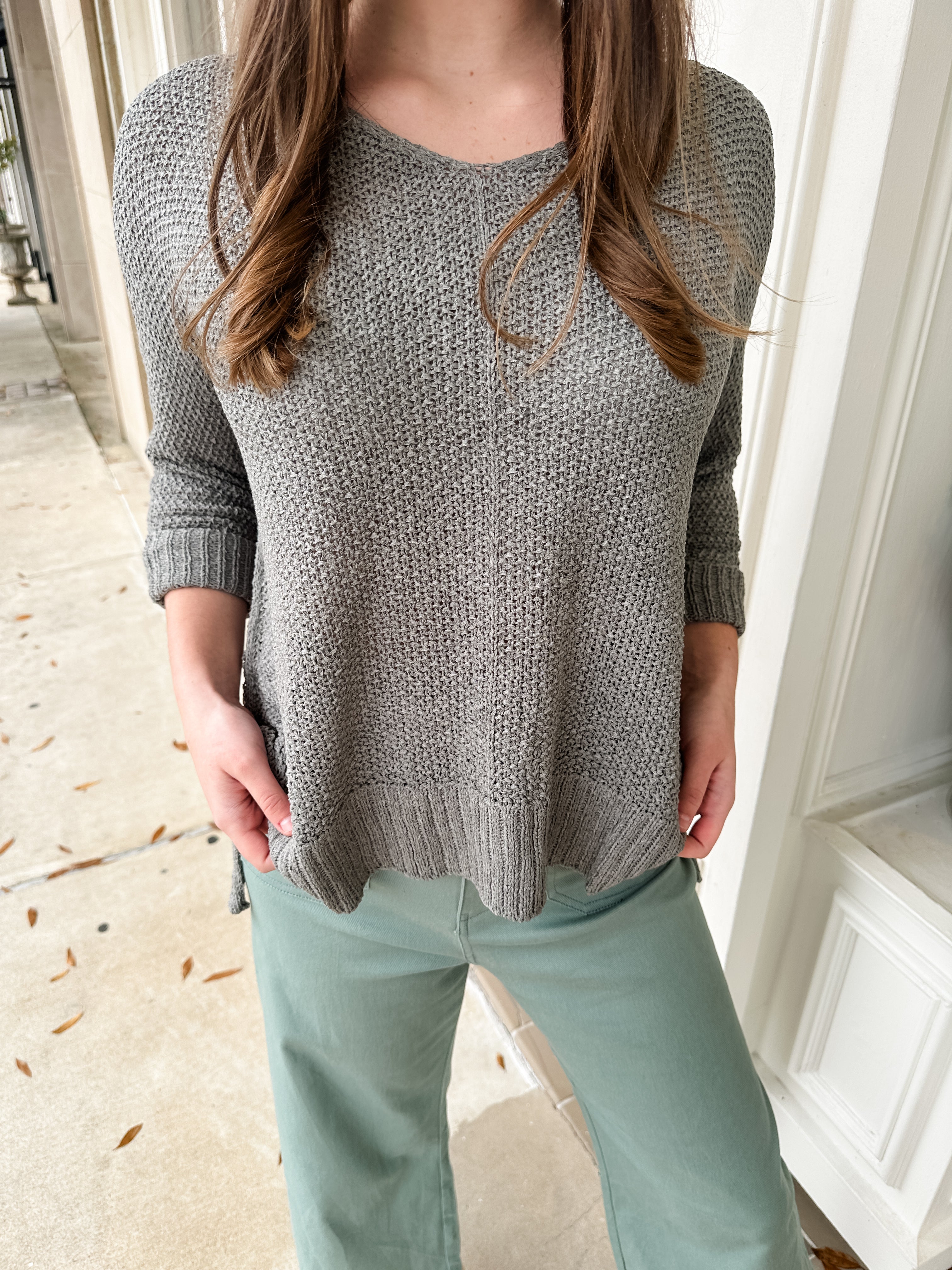 Lightweight Open Weave Sweater