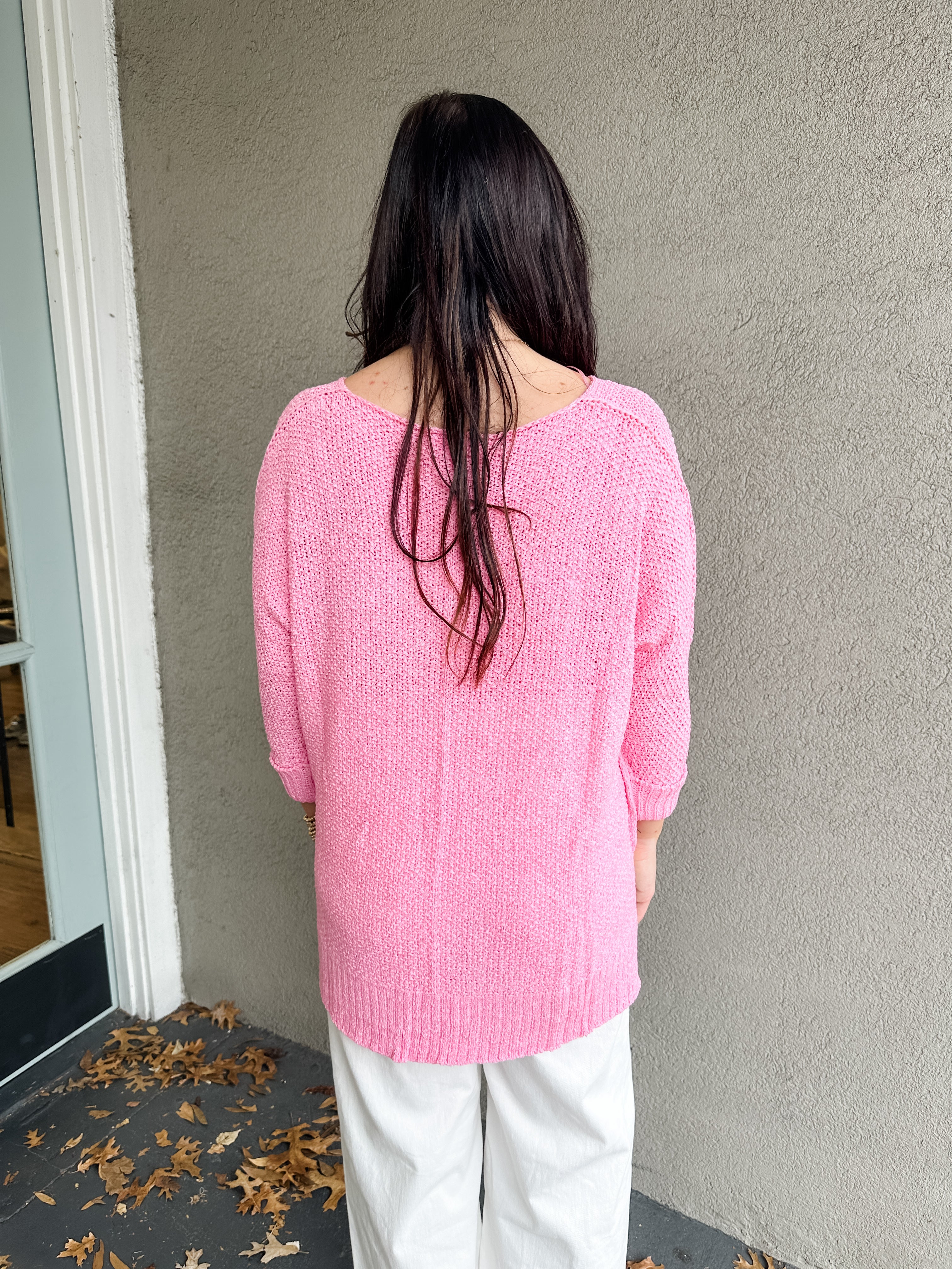 Lightweight Open Weave Sweater