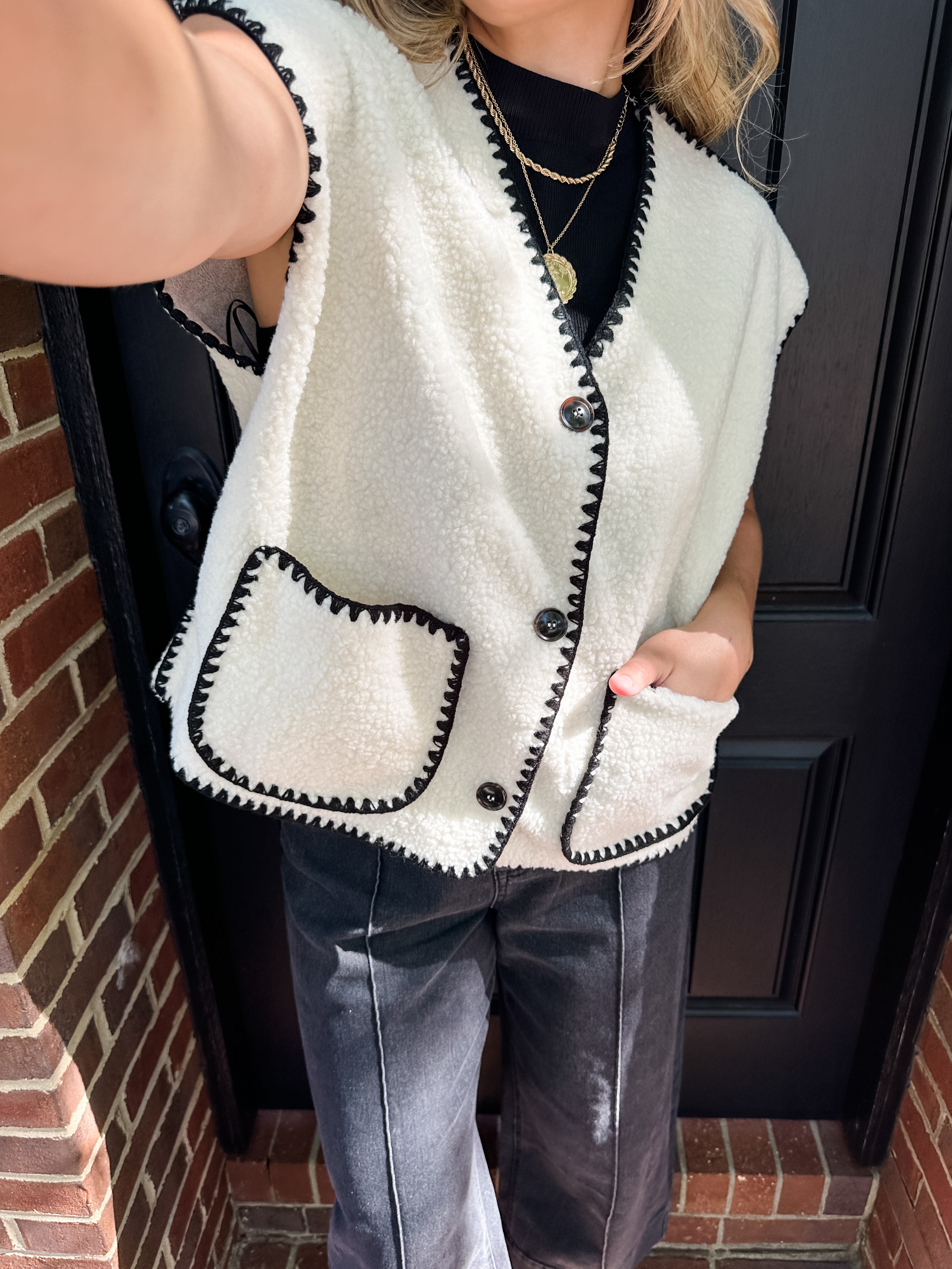 Whipstitched Vest