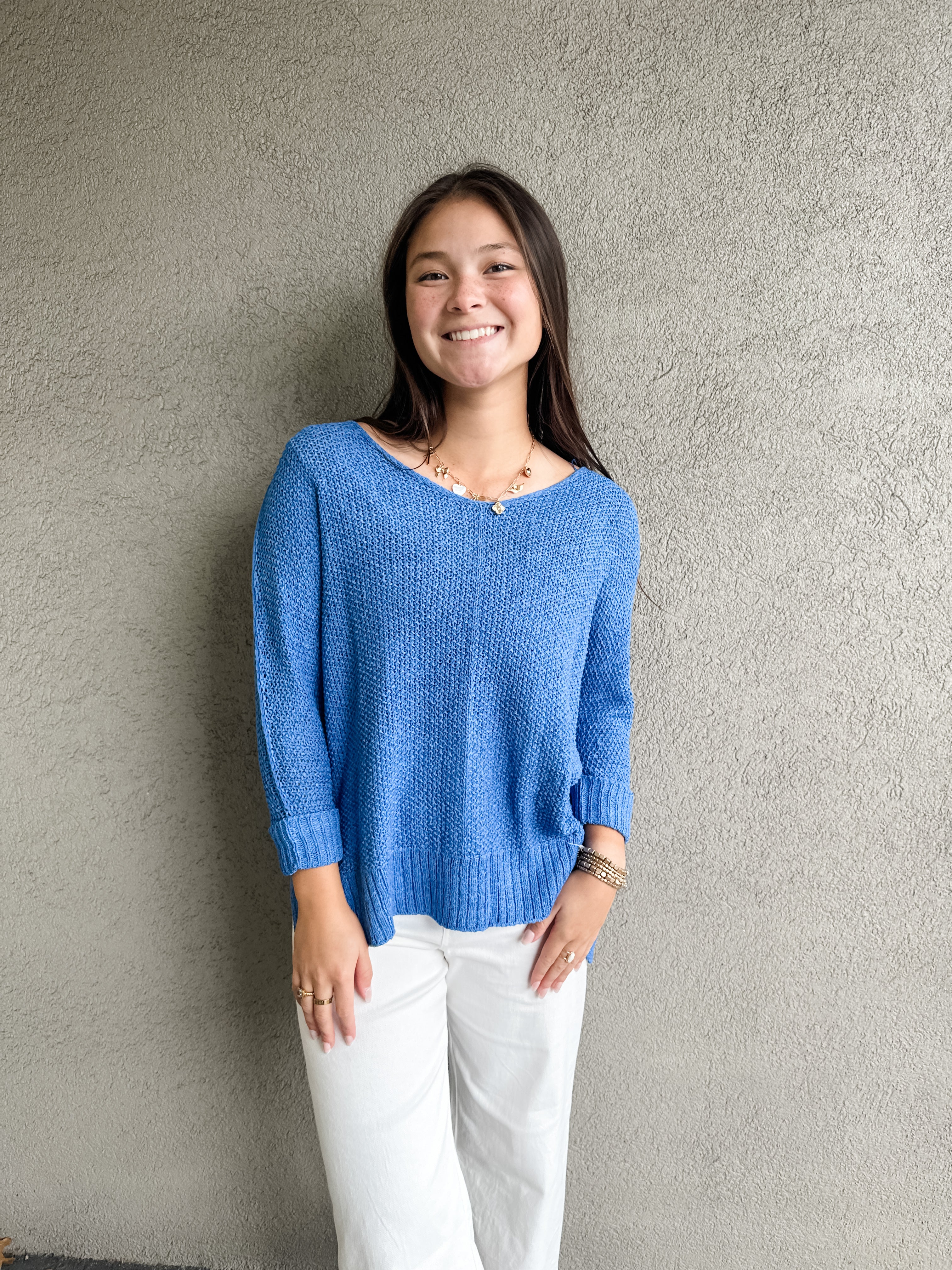 Lightweight Open Weave Sweater