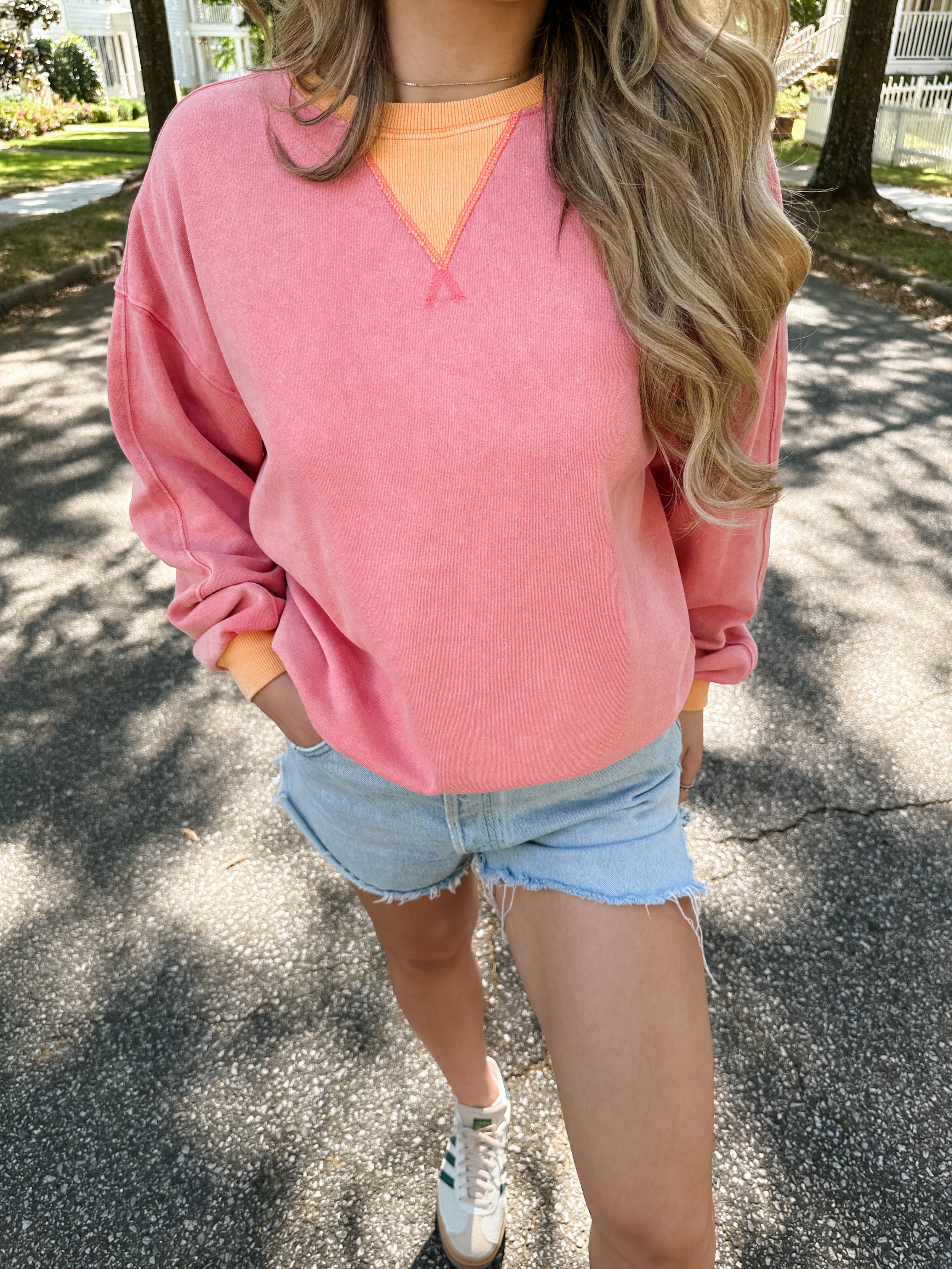 Colorblock Pullover