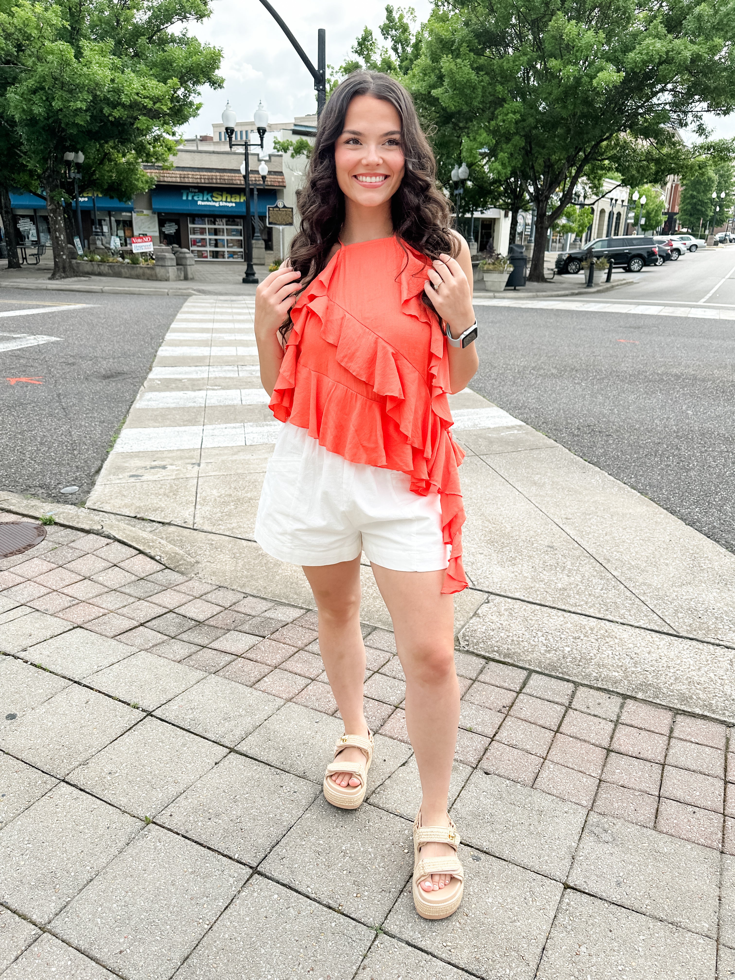 Ruffle Halter Top