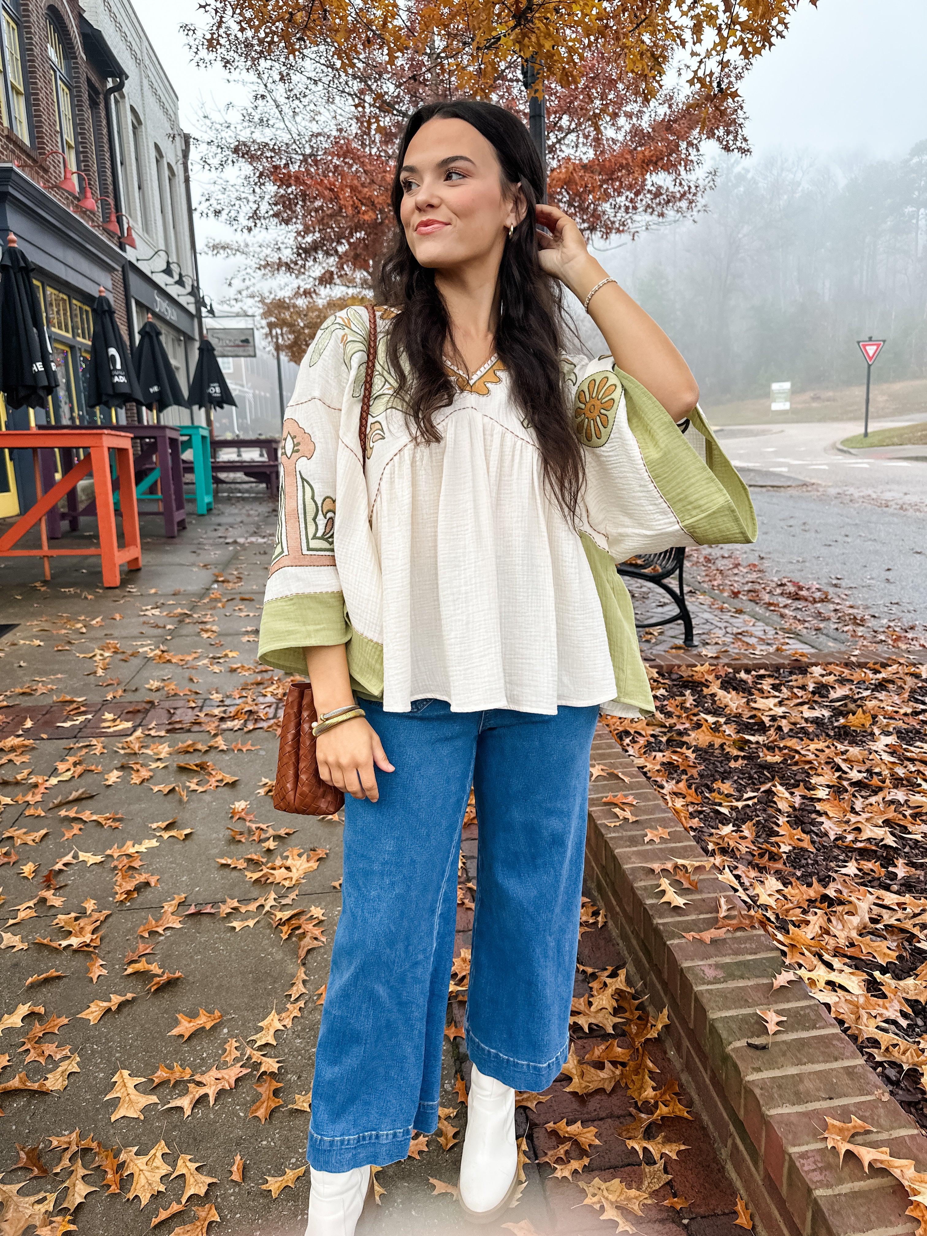 Floral Embroidered Top