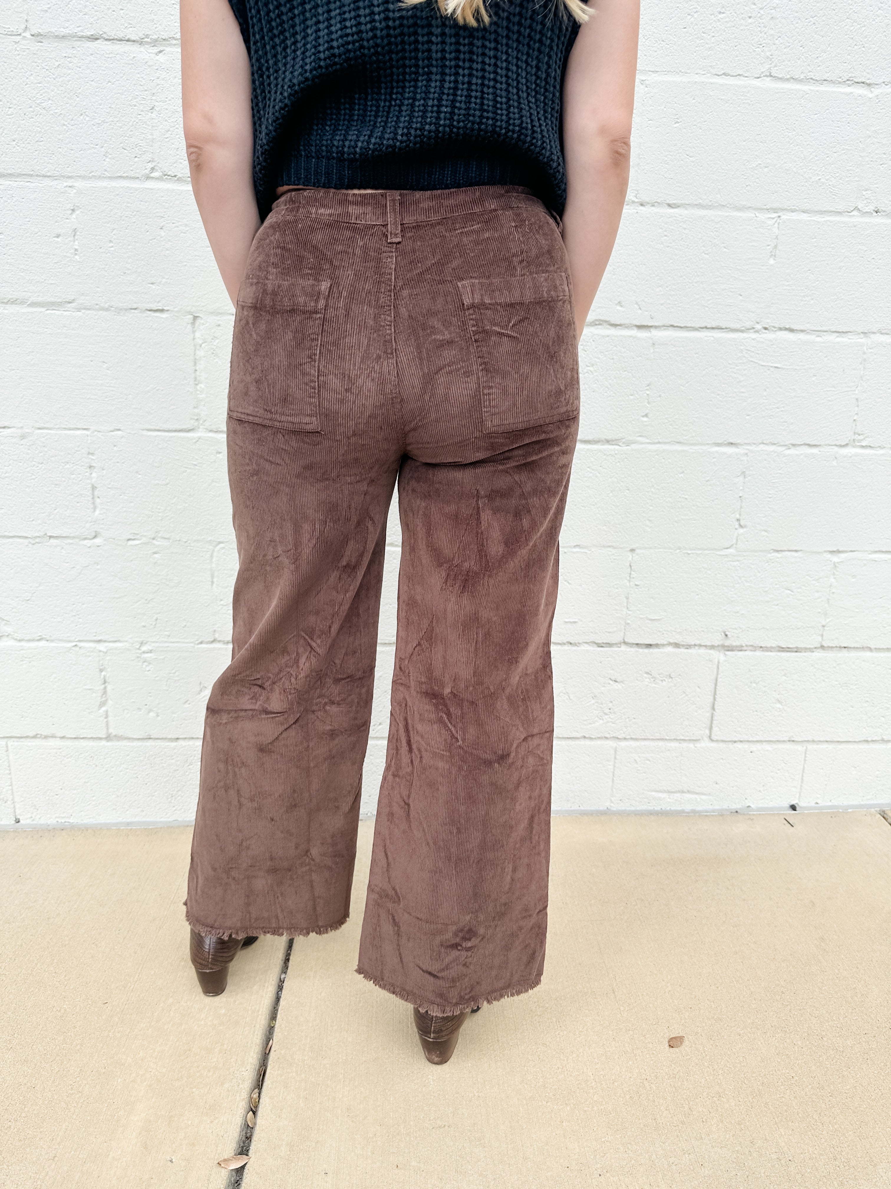 Wide Leg Corduroy Pant