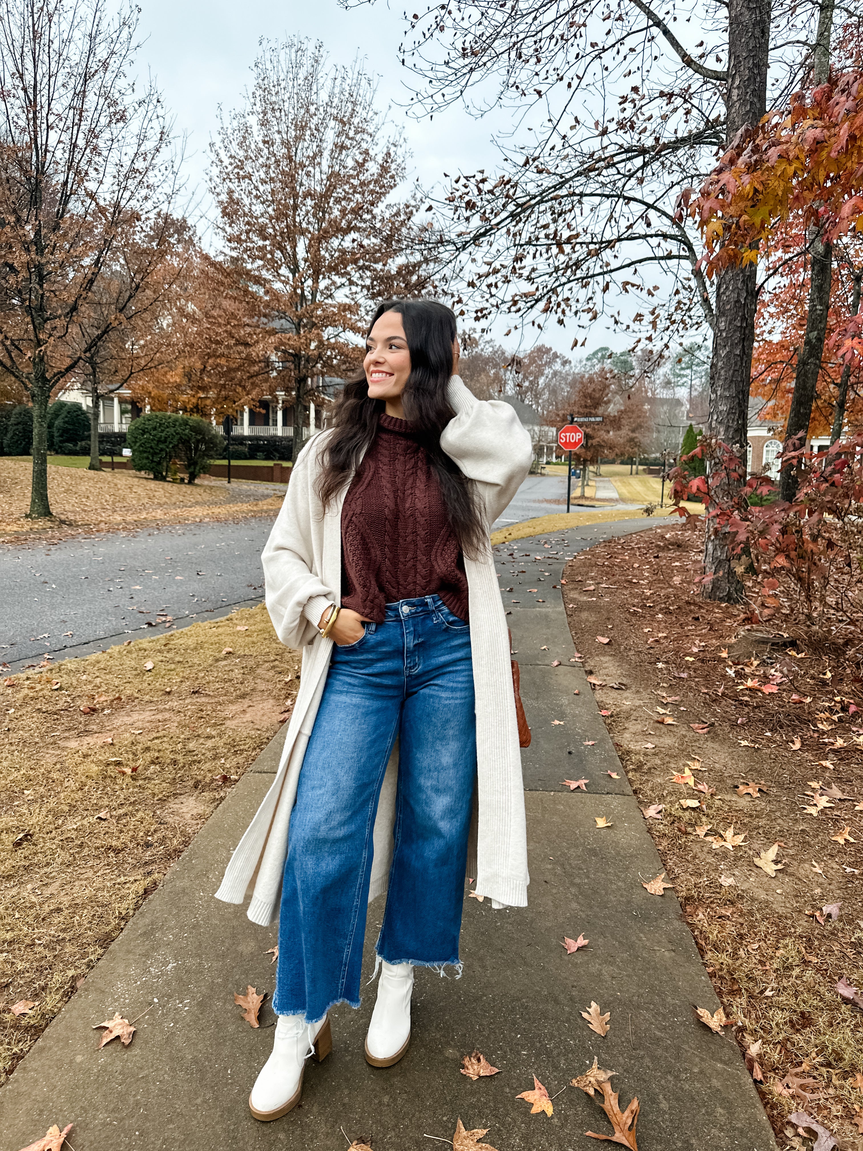 Open Front Sweater Cardigan