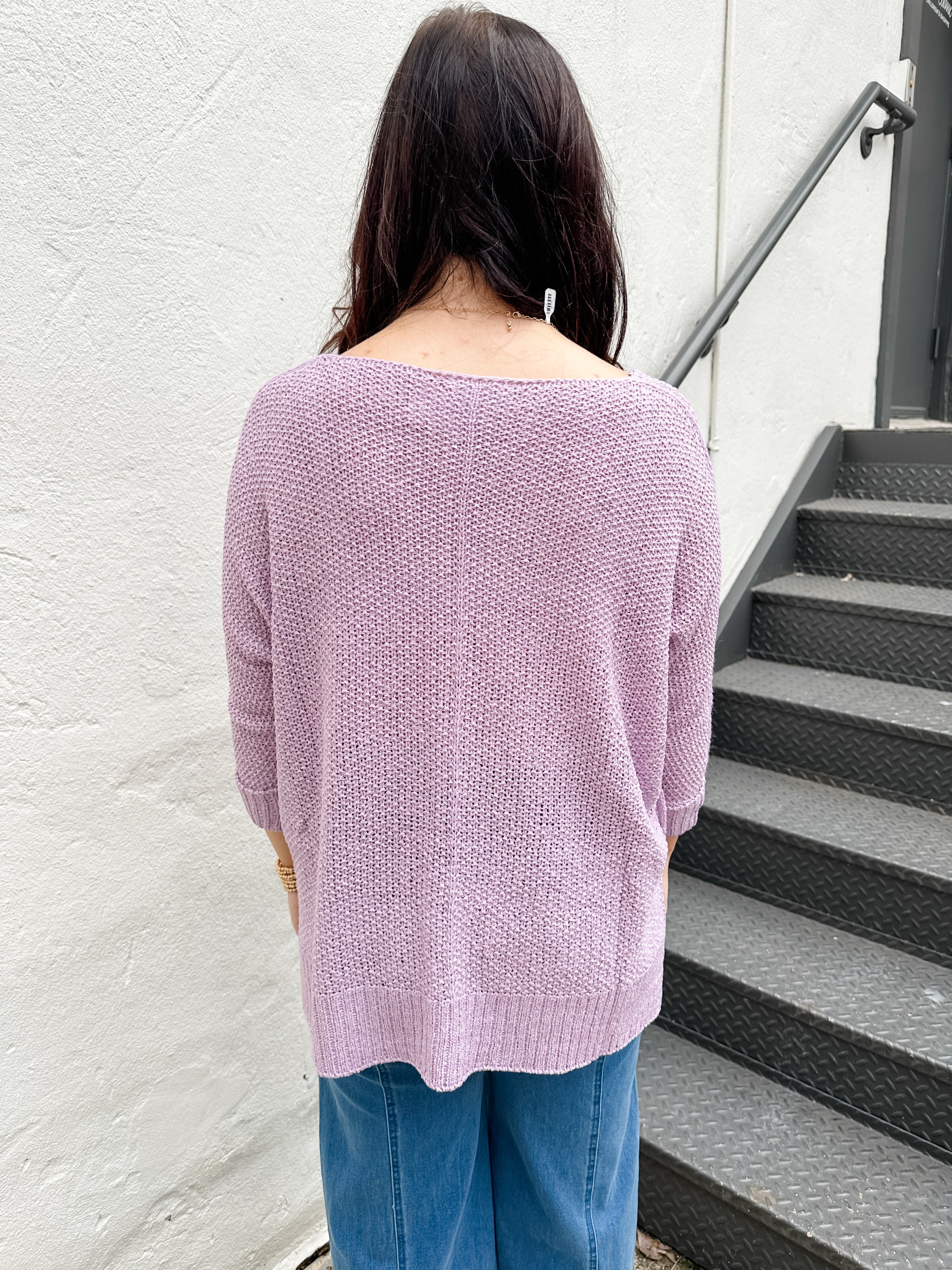 Lightweight Open Weave Sweater