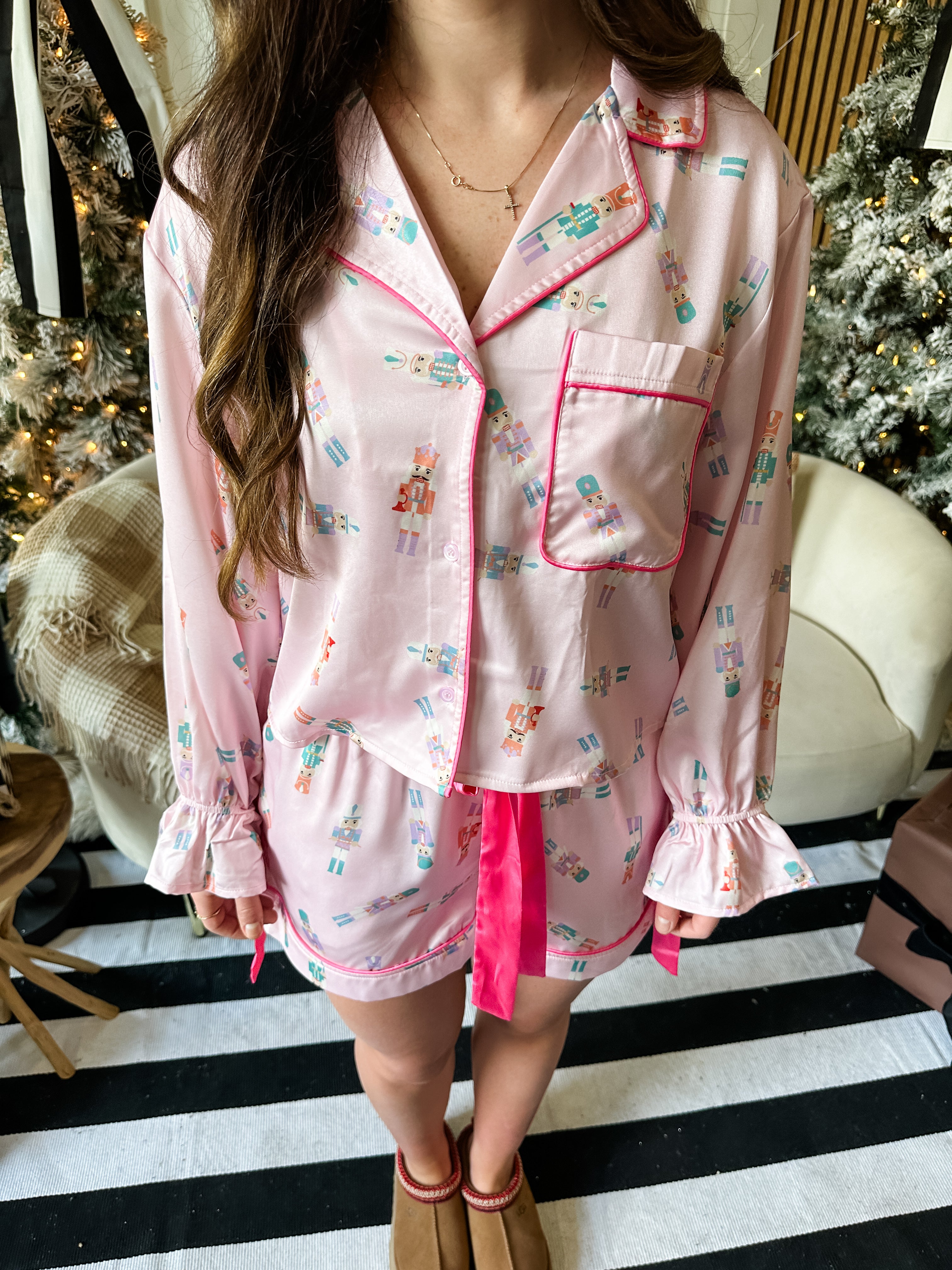 Pink Drummer Boy Pajama Set