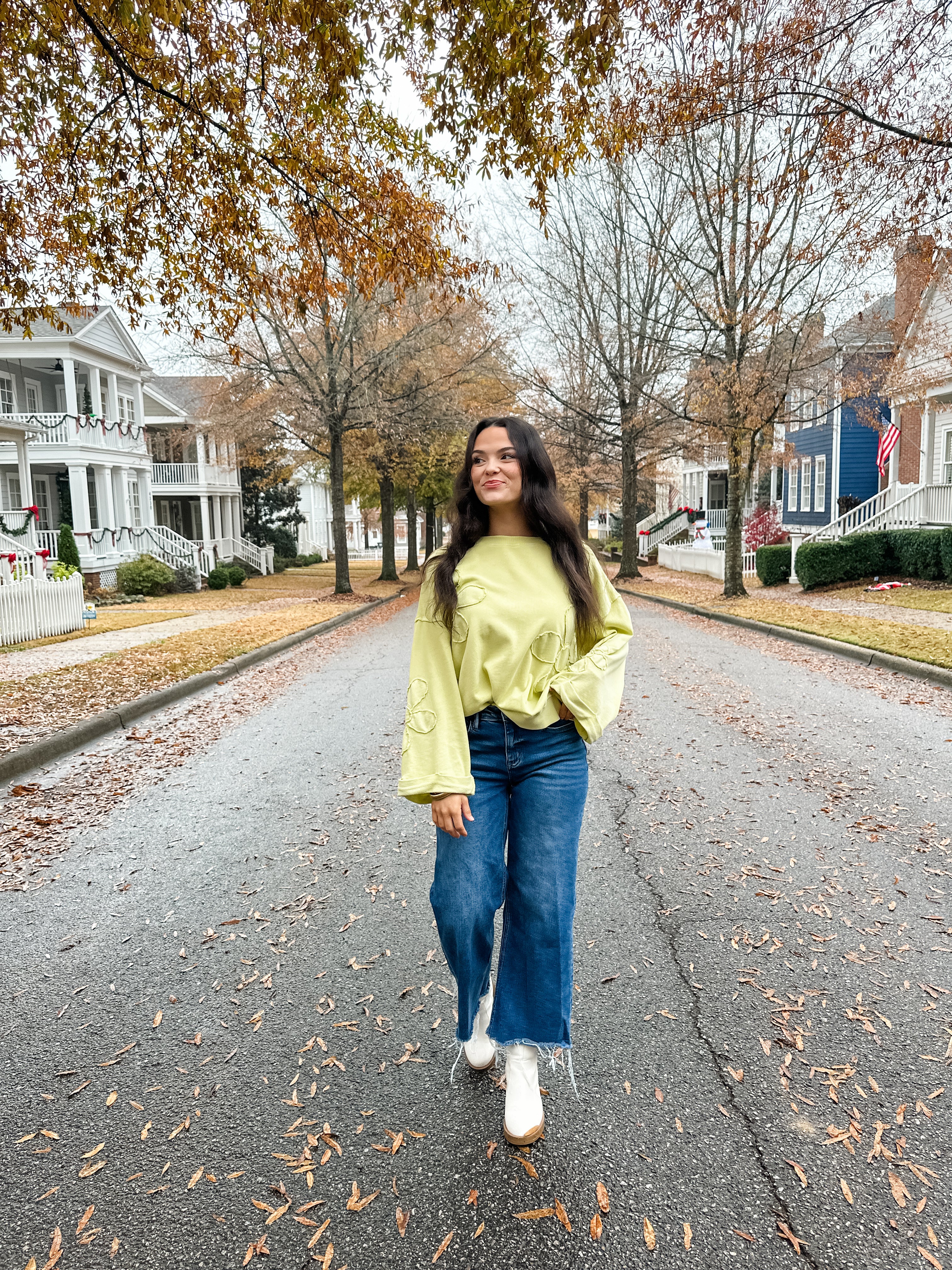 Daisy Print Sweatshirt