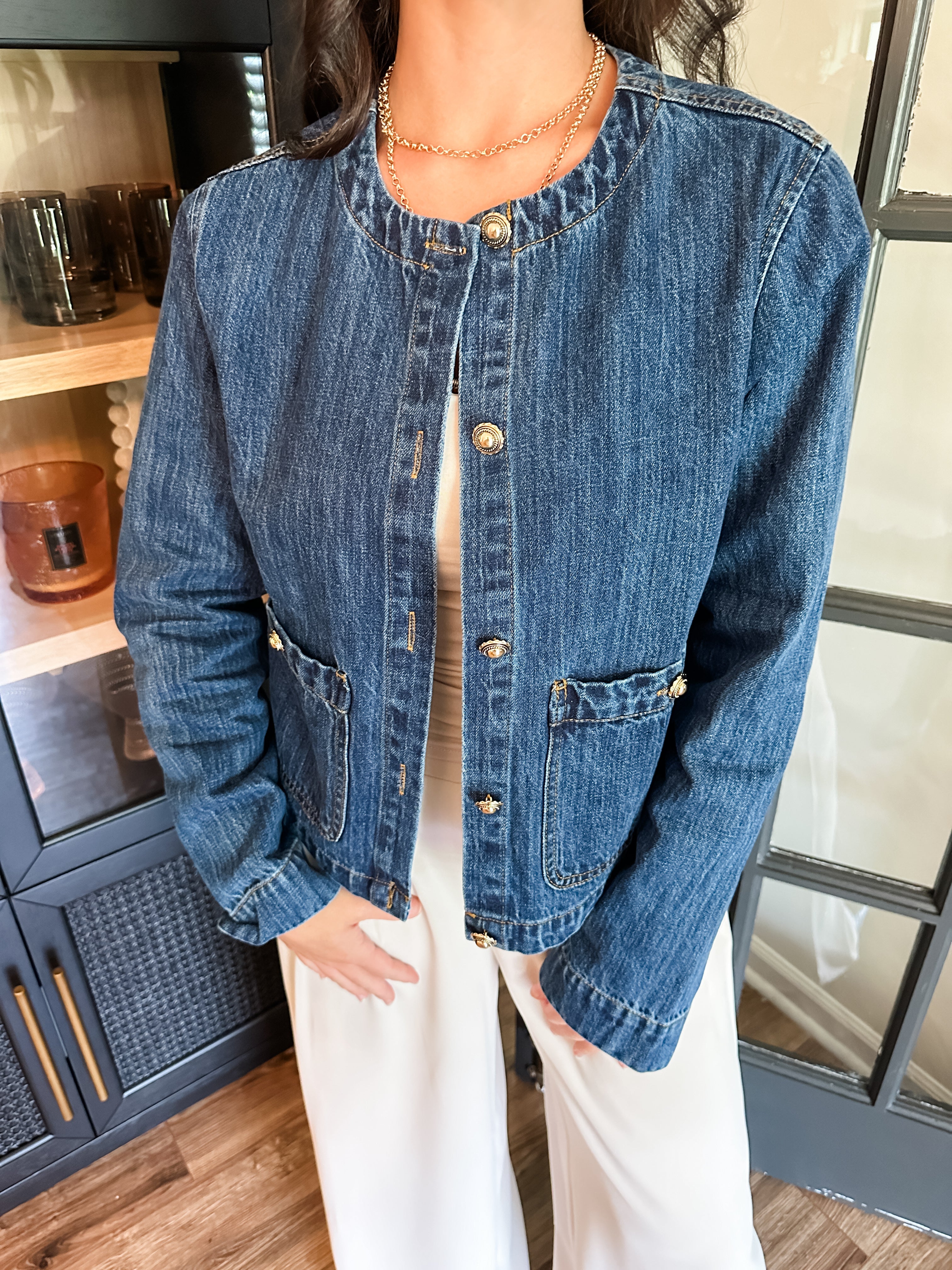 Structured Denim Jacket