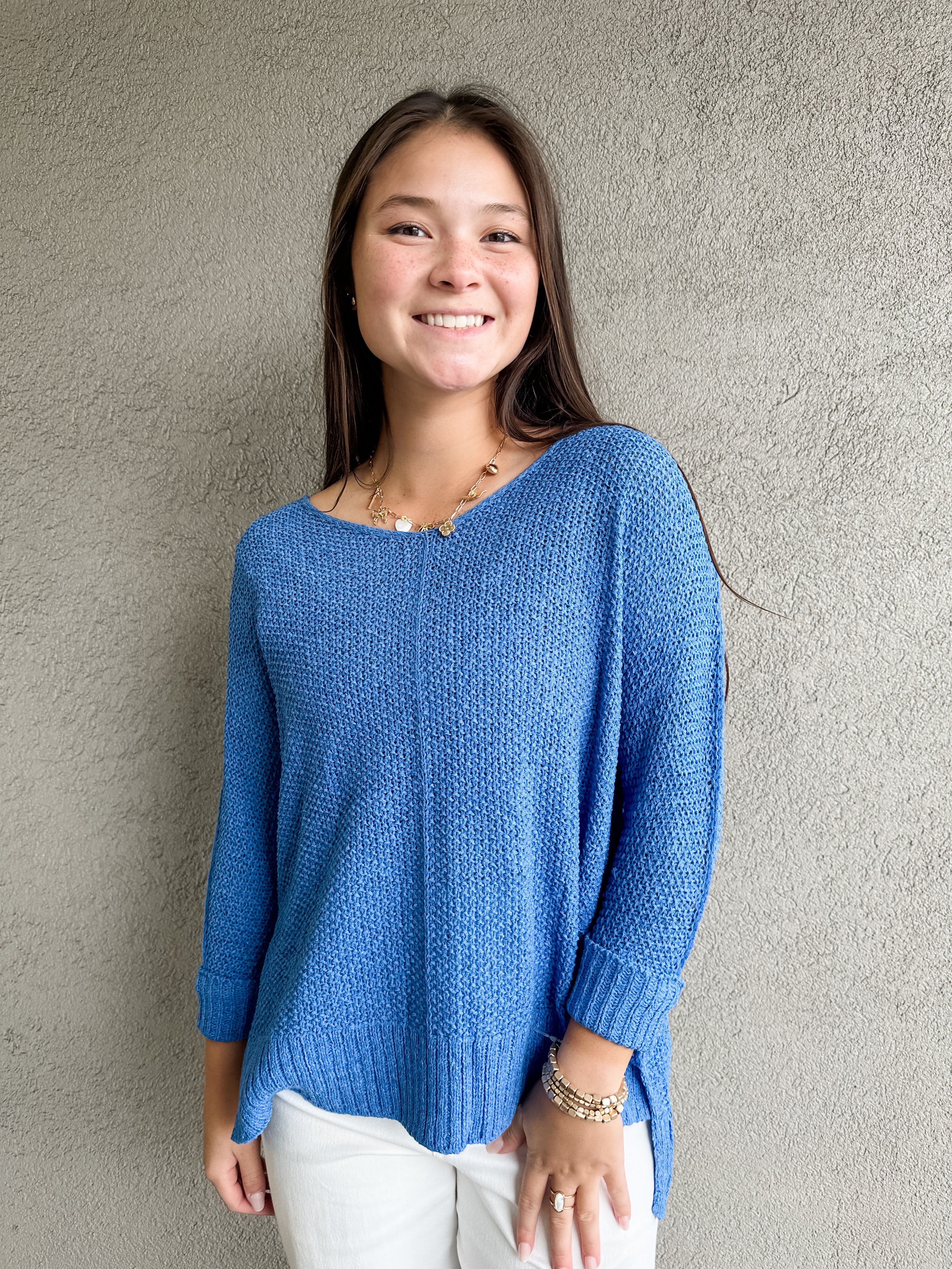 Lightweight Open Weave Sweater