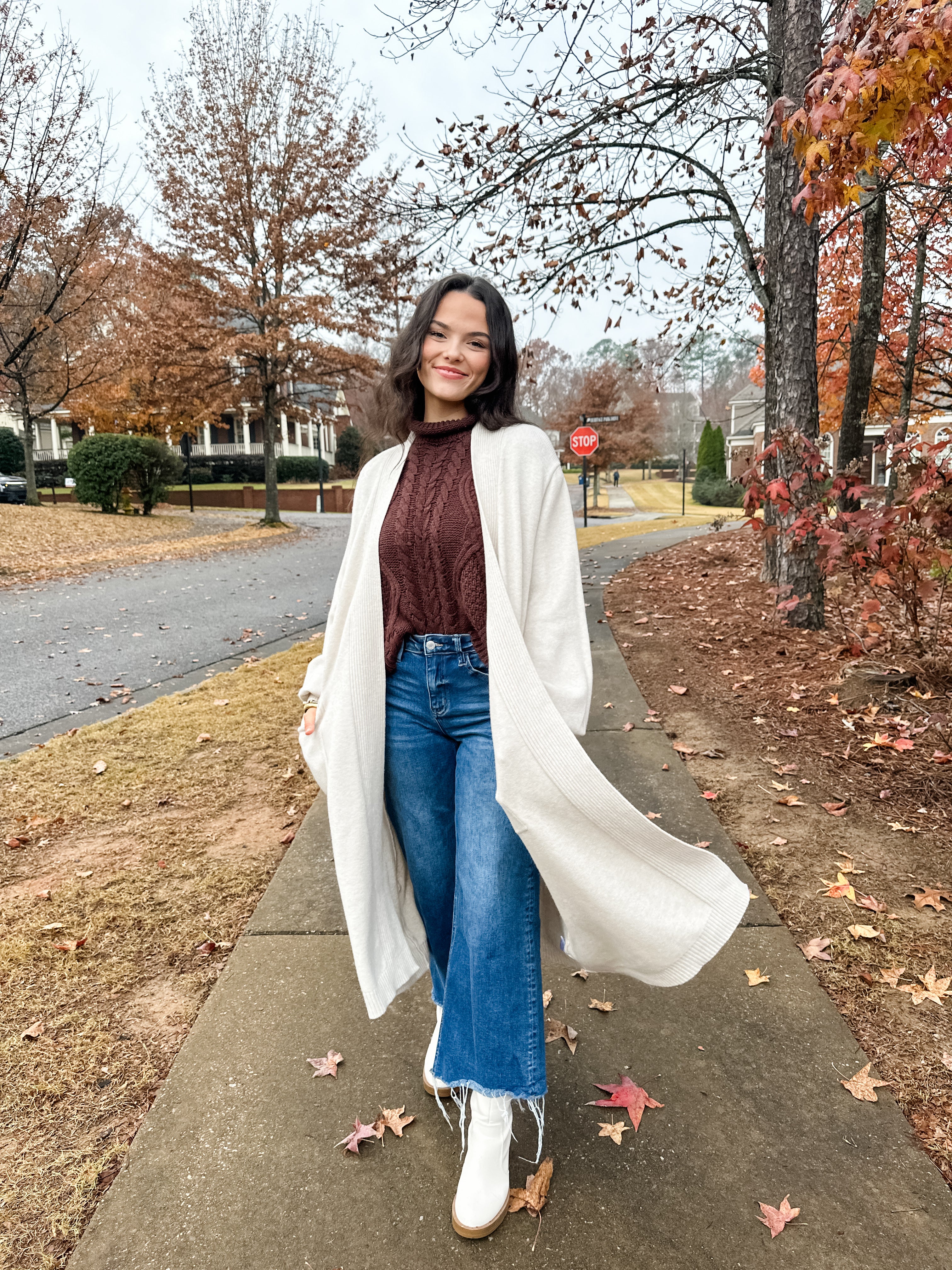 Open Front Sweater Cardigan