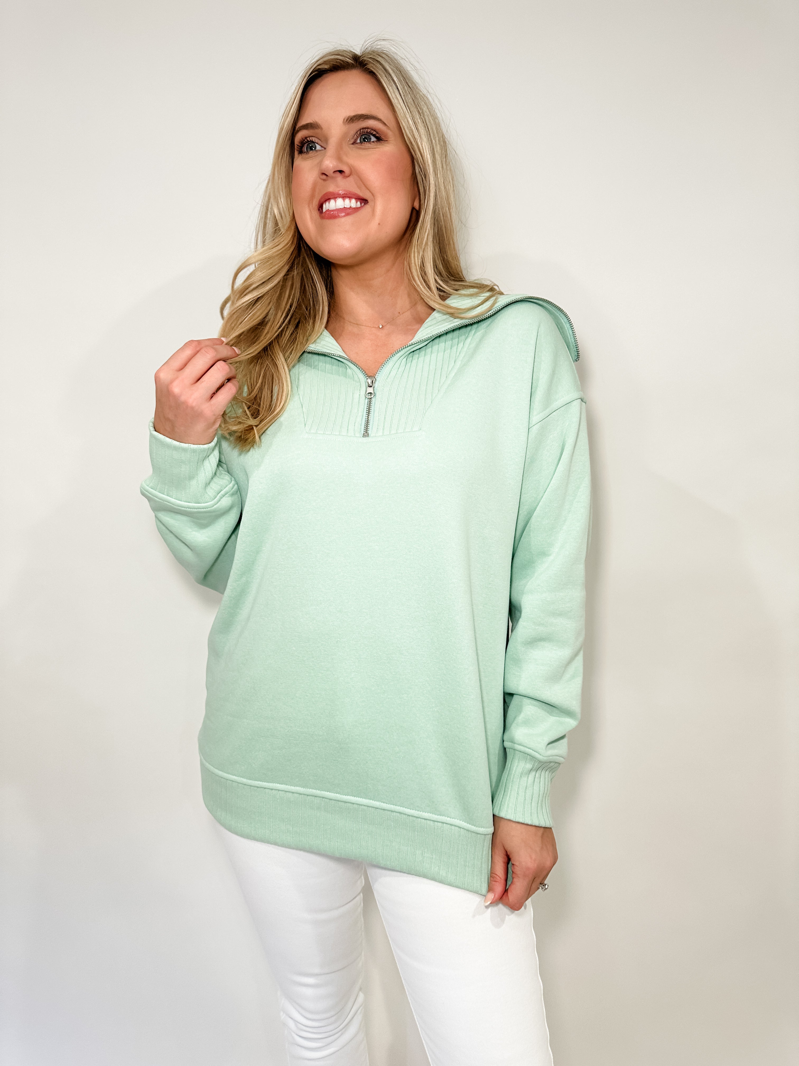 Oversized Collar Pullover