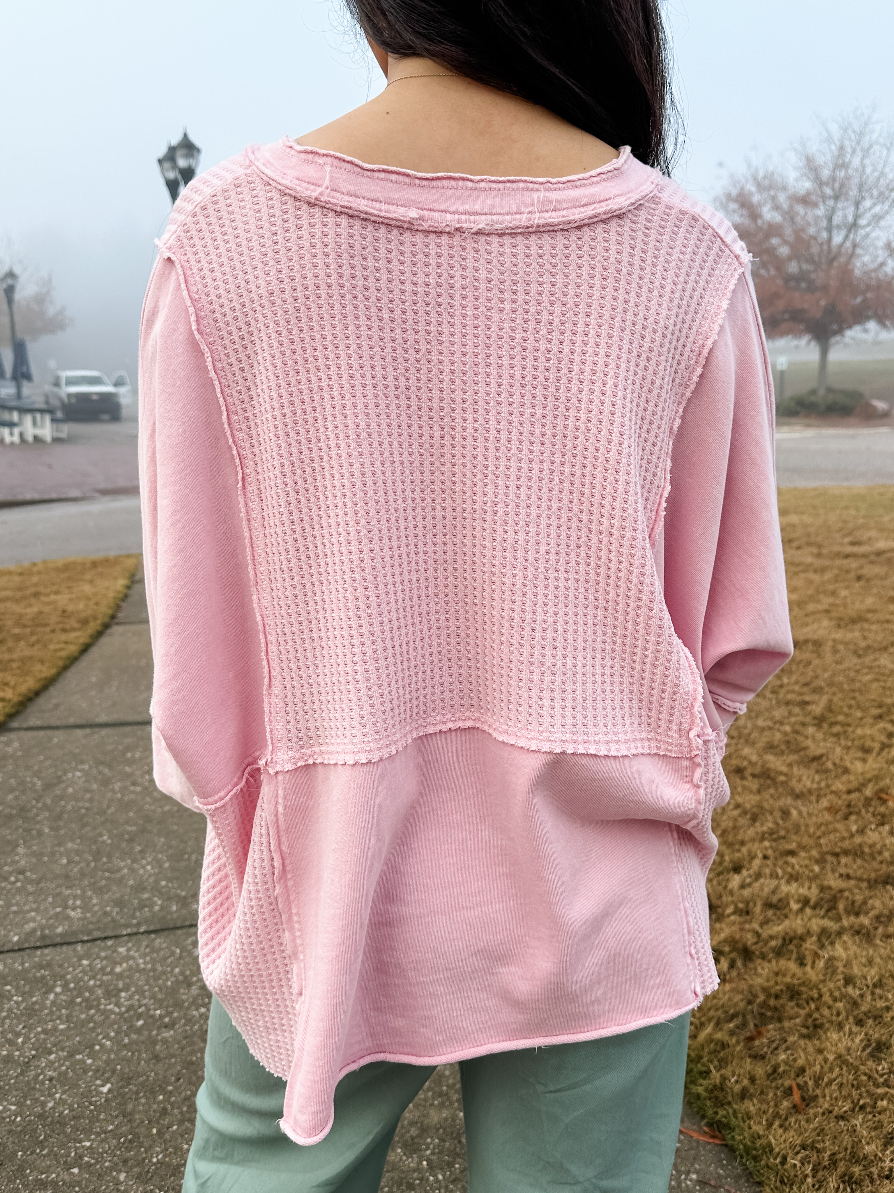 Oversized Textured Top