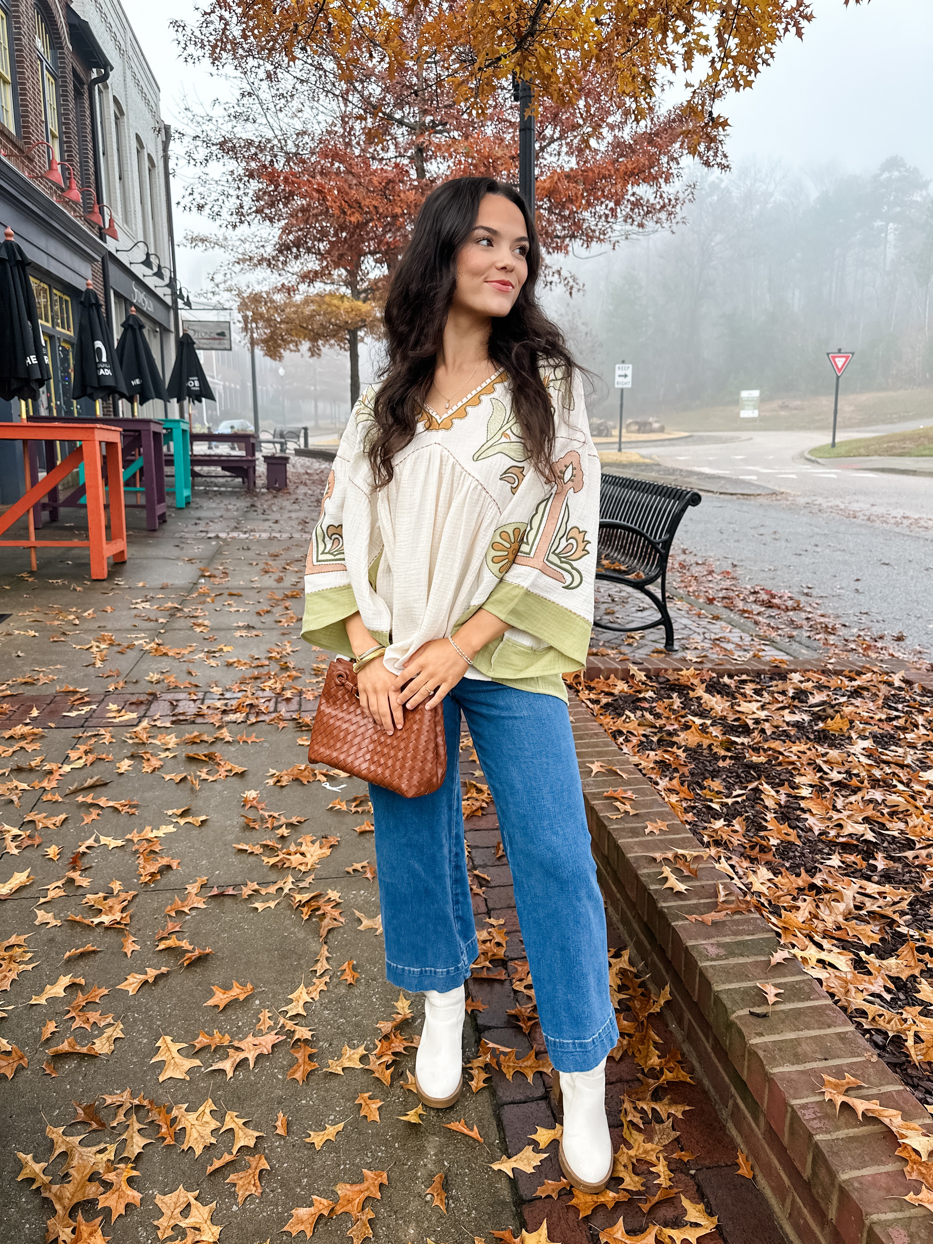 Floral Embroidered Top