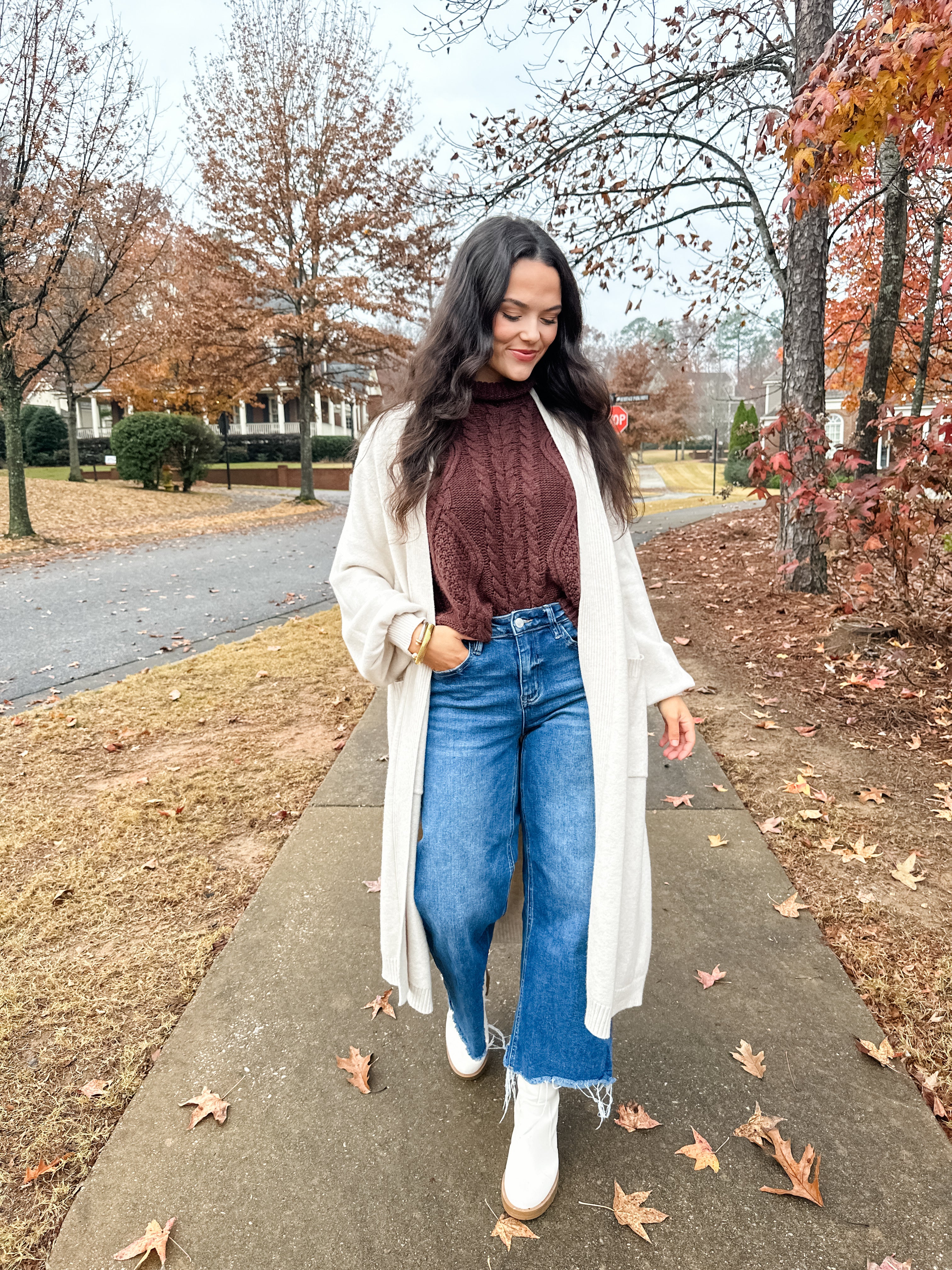 Open Front Sweater Cardigan