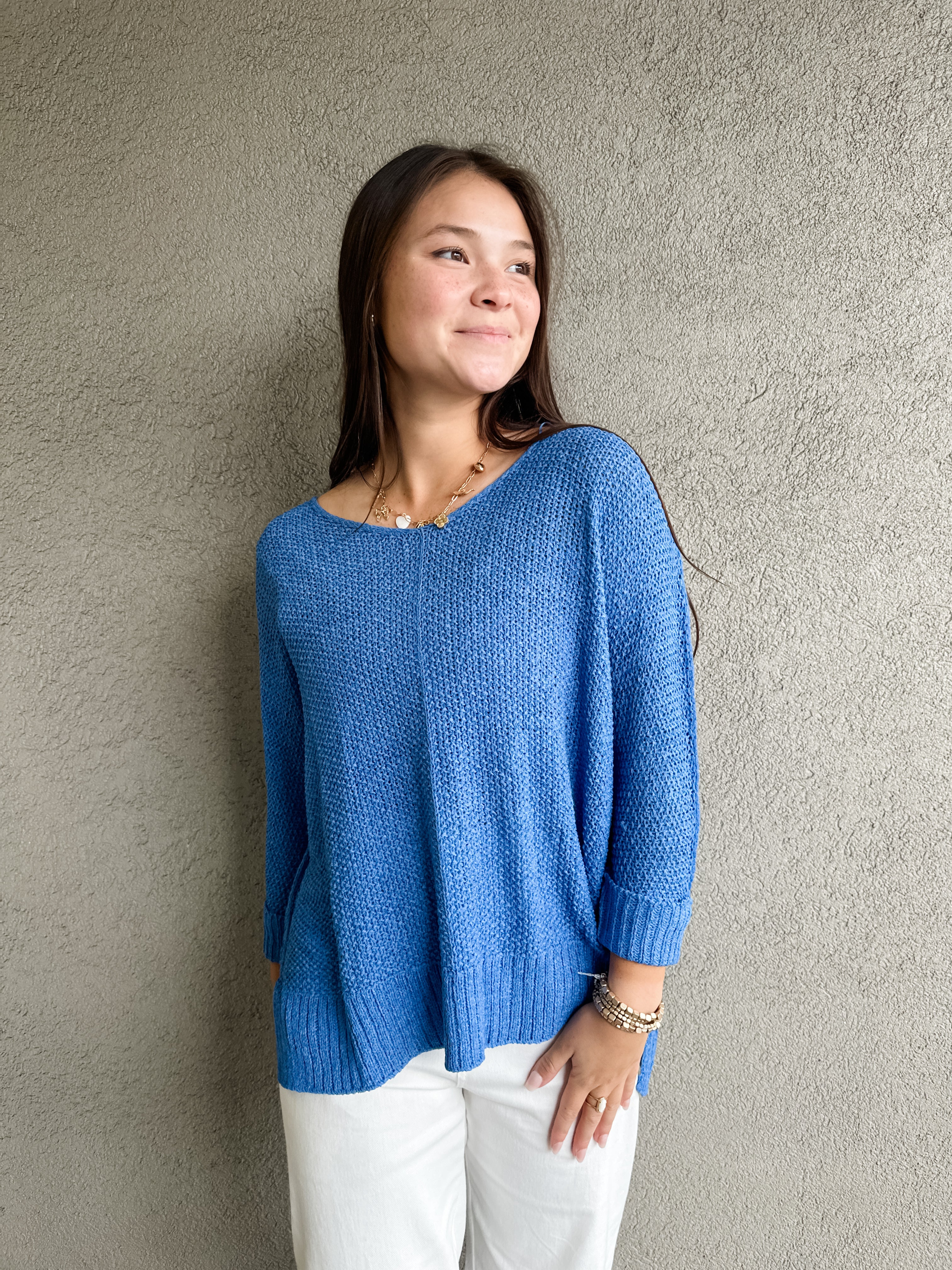 Lightweight Open Weave Sweater