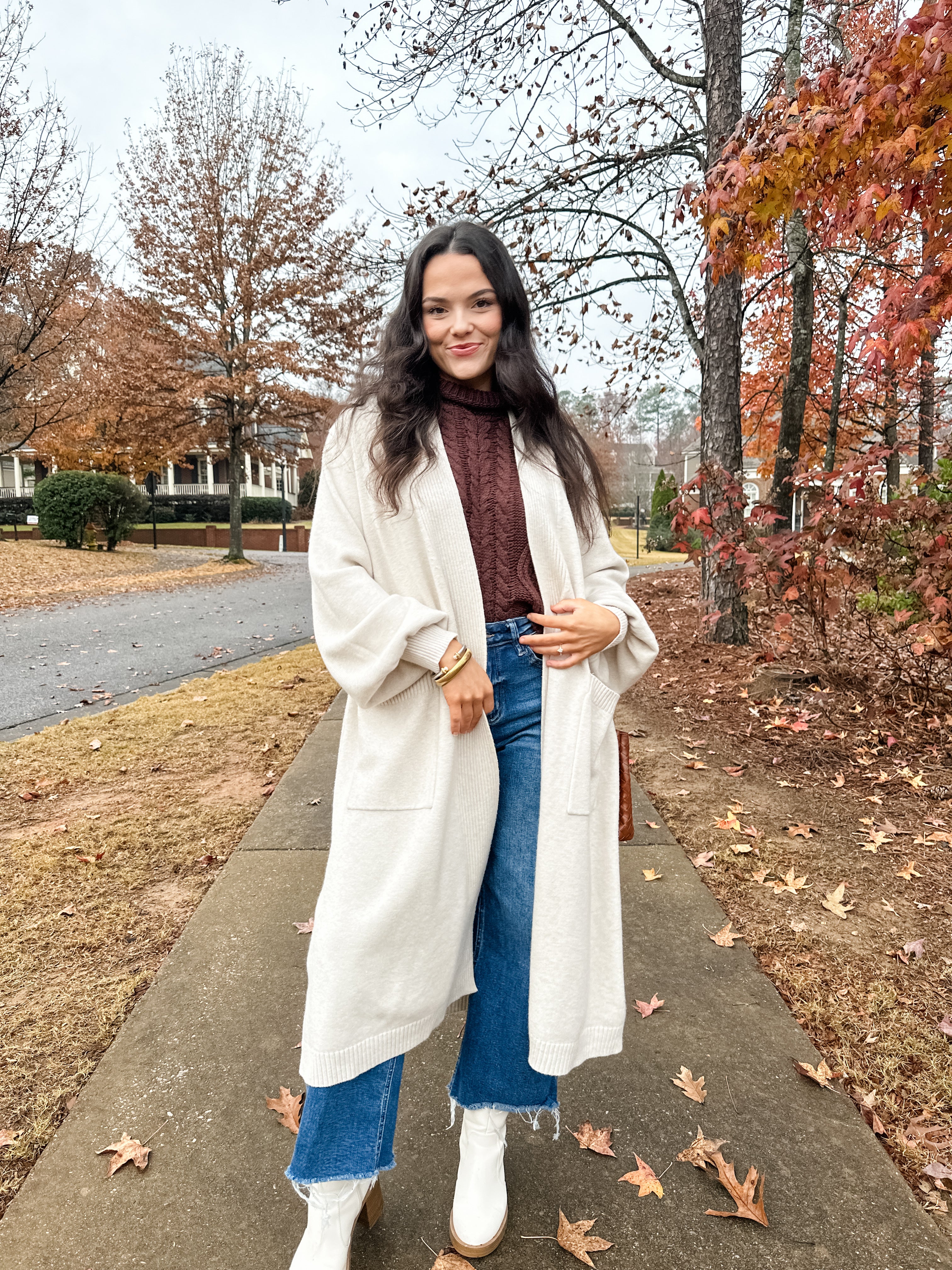 Open Front Sweater Cardigan