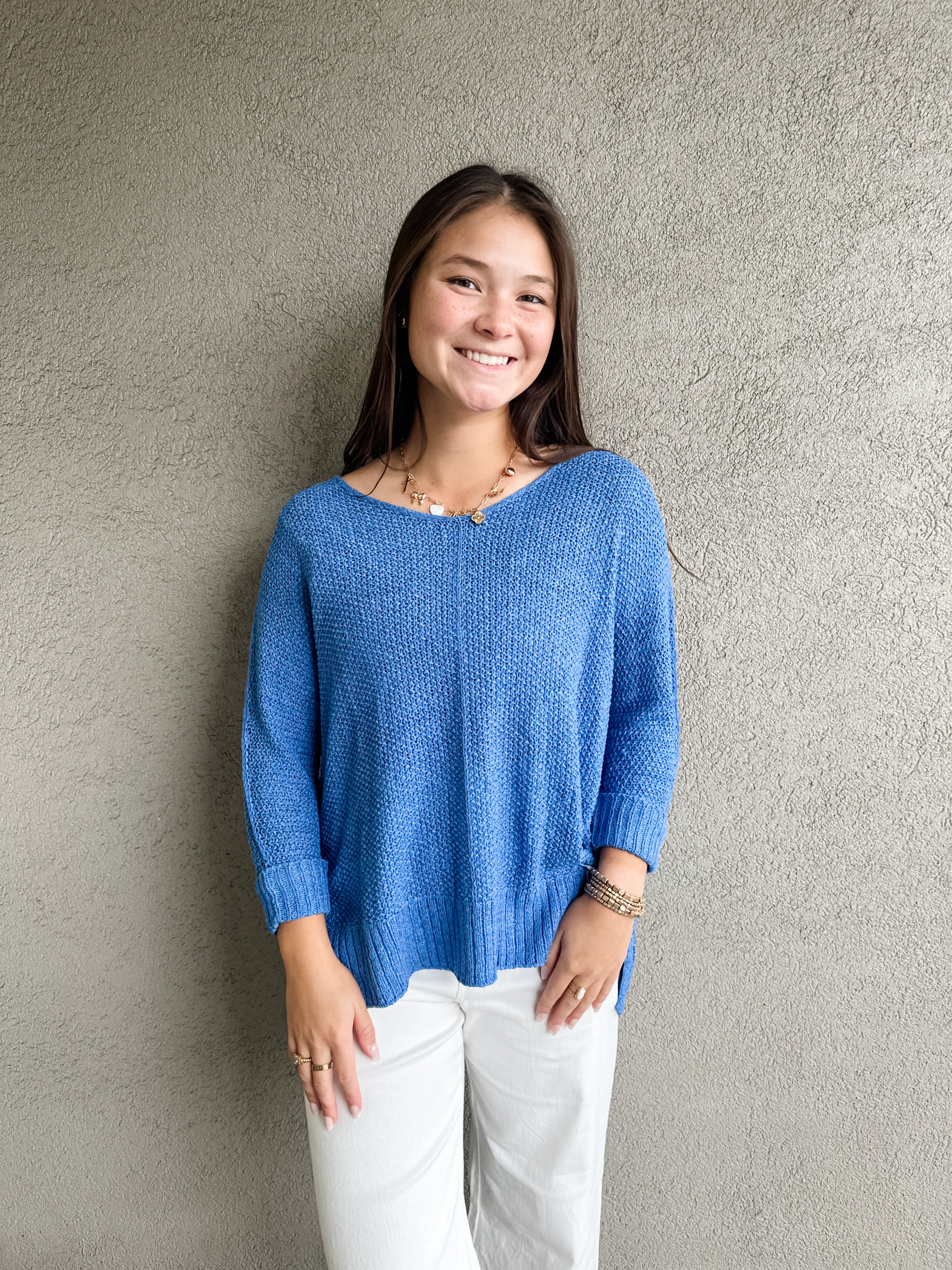 Lightweight Open Weave Sweater