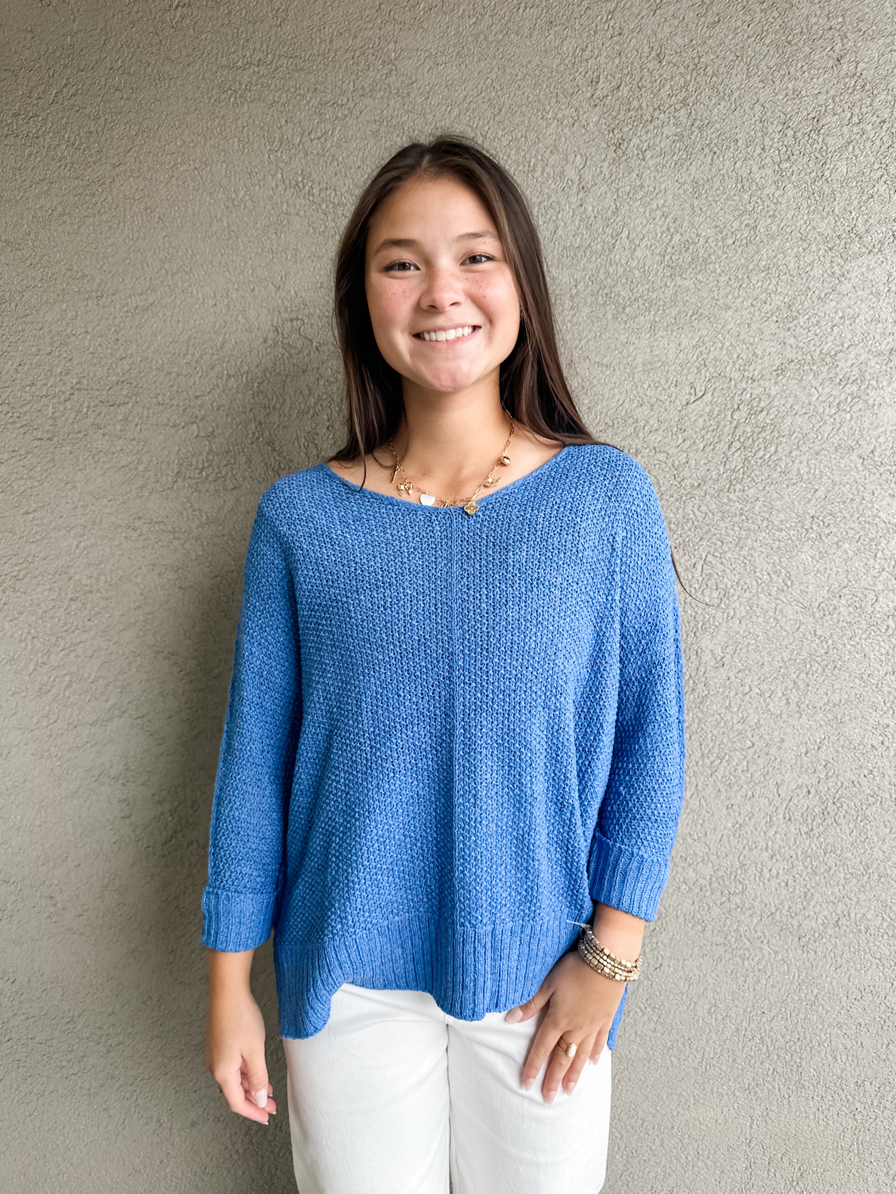 Lightweight Open Weave Sweater