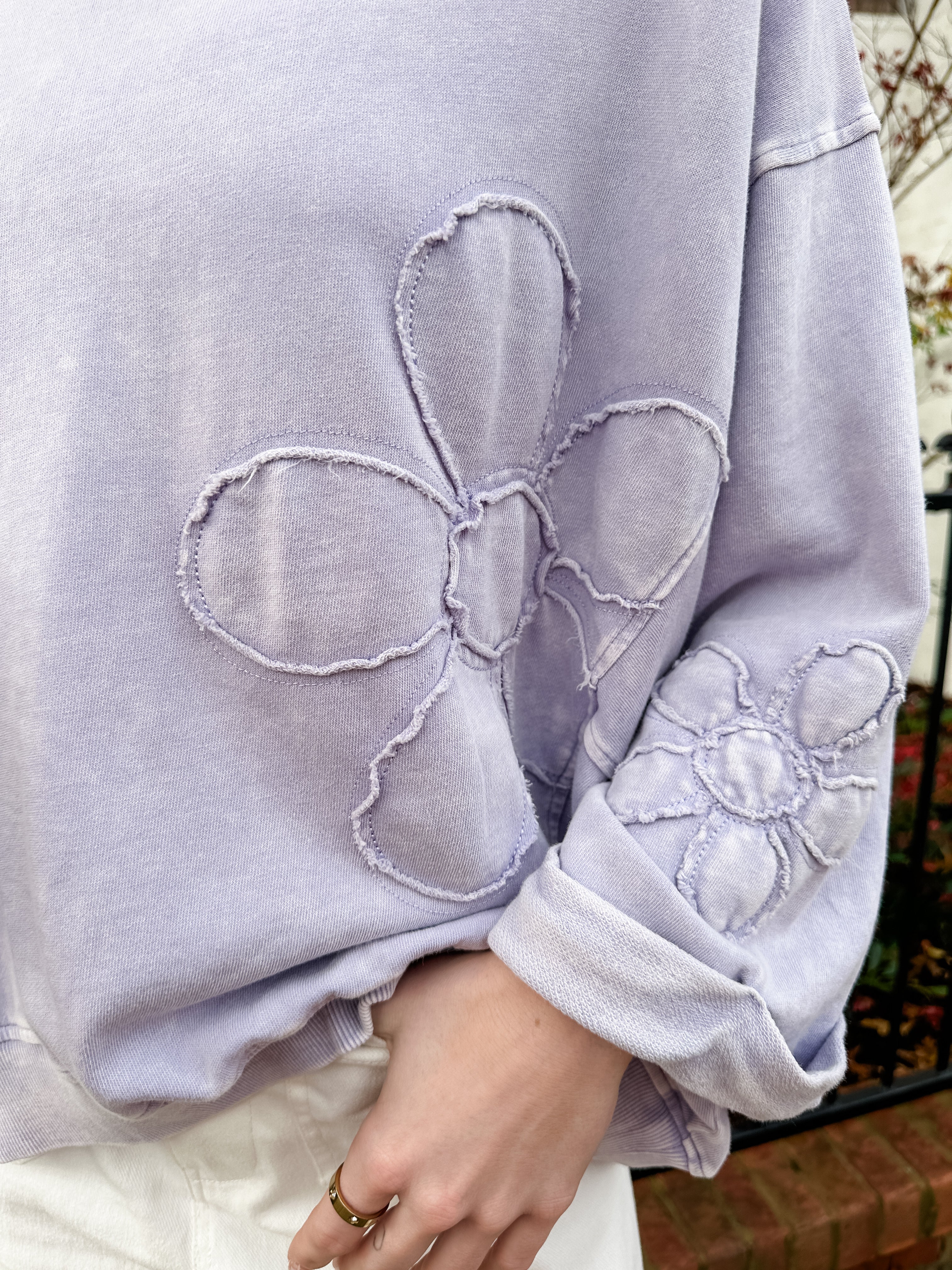 Daisy Print Sweatshirt