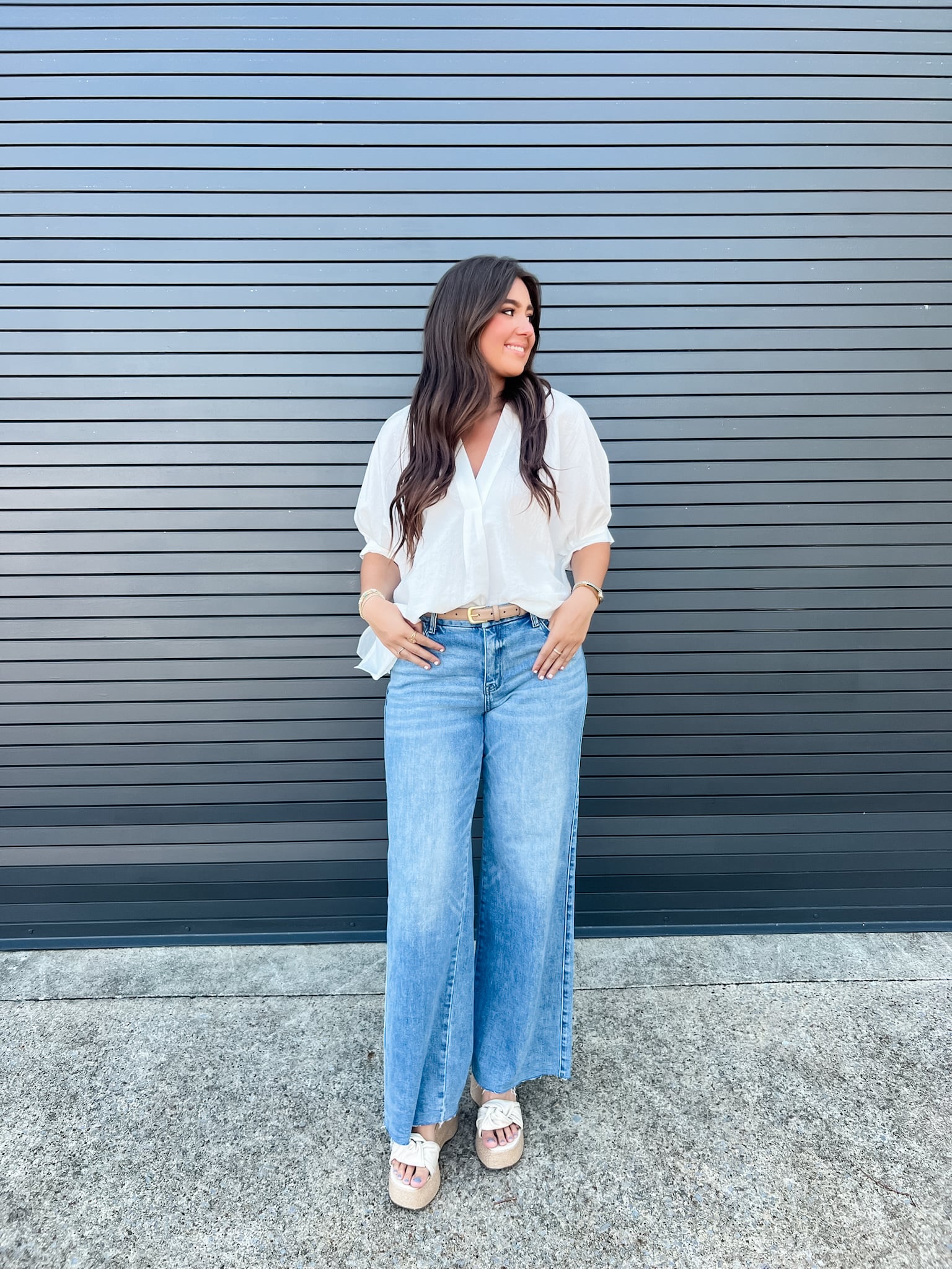 Silky Crinkle Top