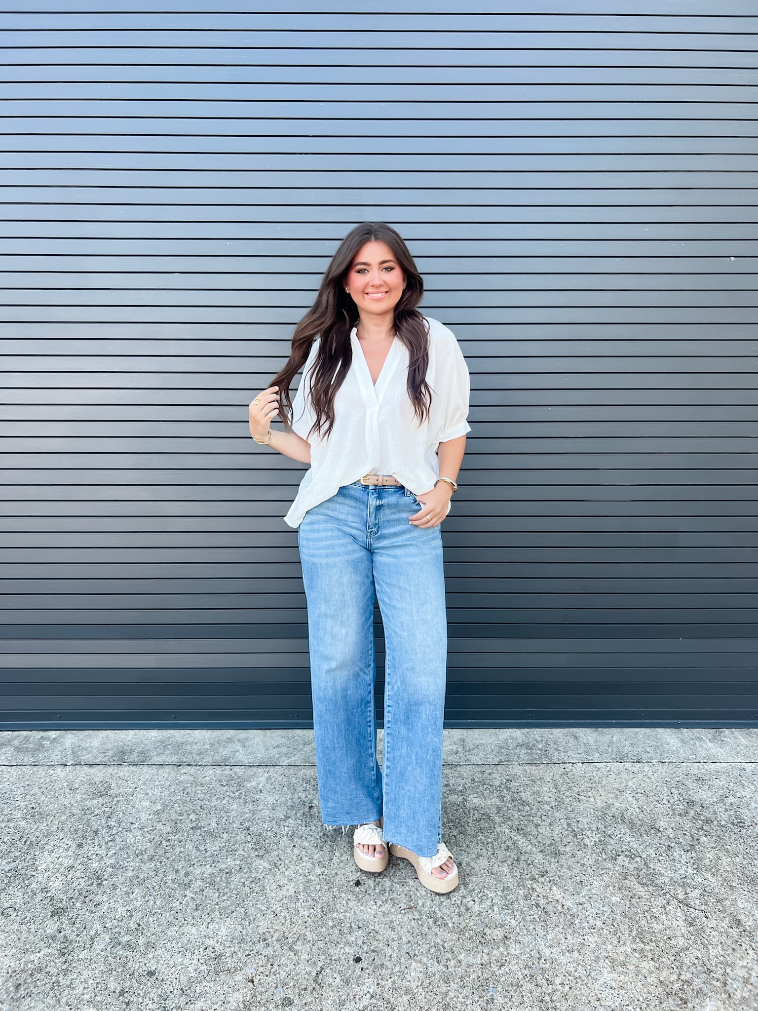 Silky Crinkle Top