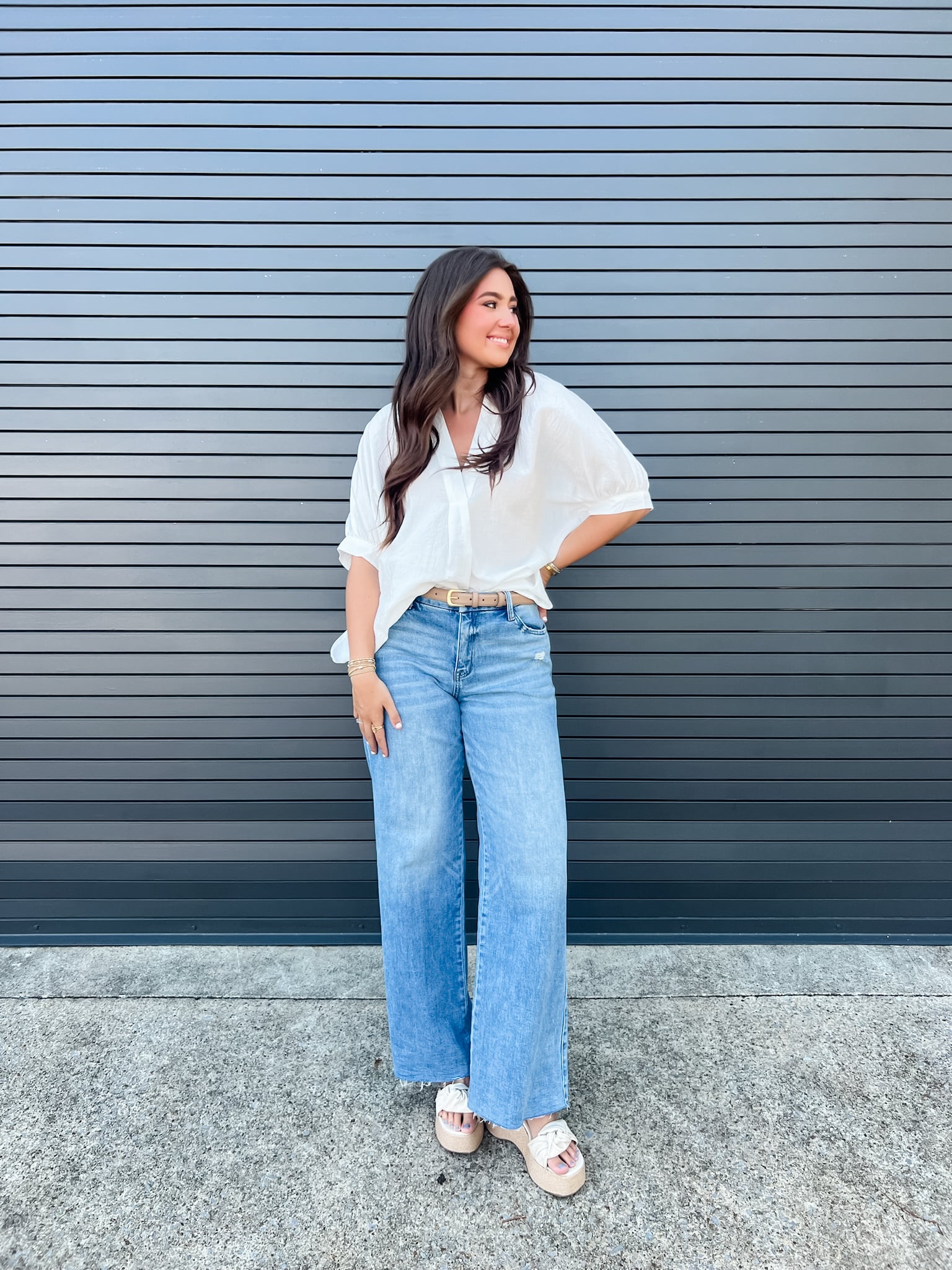 Silky Crinkle Top