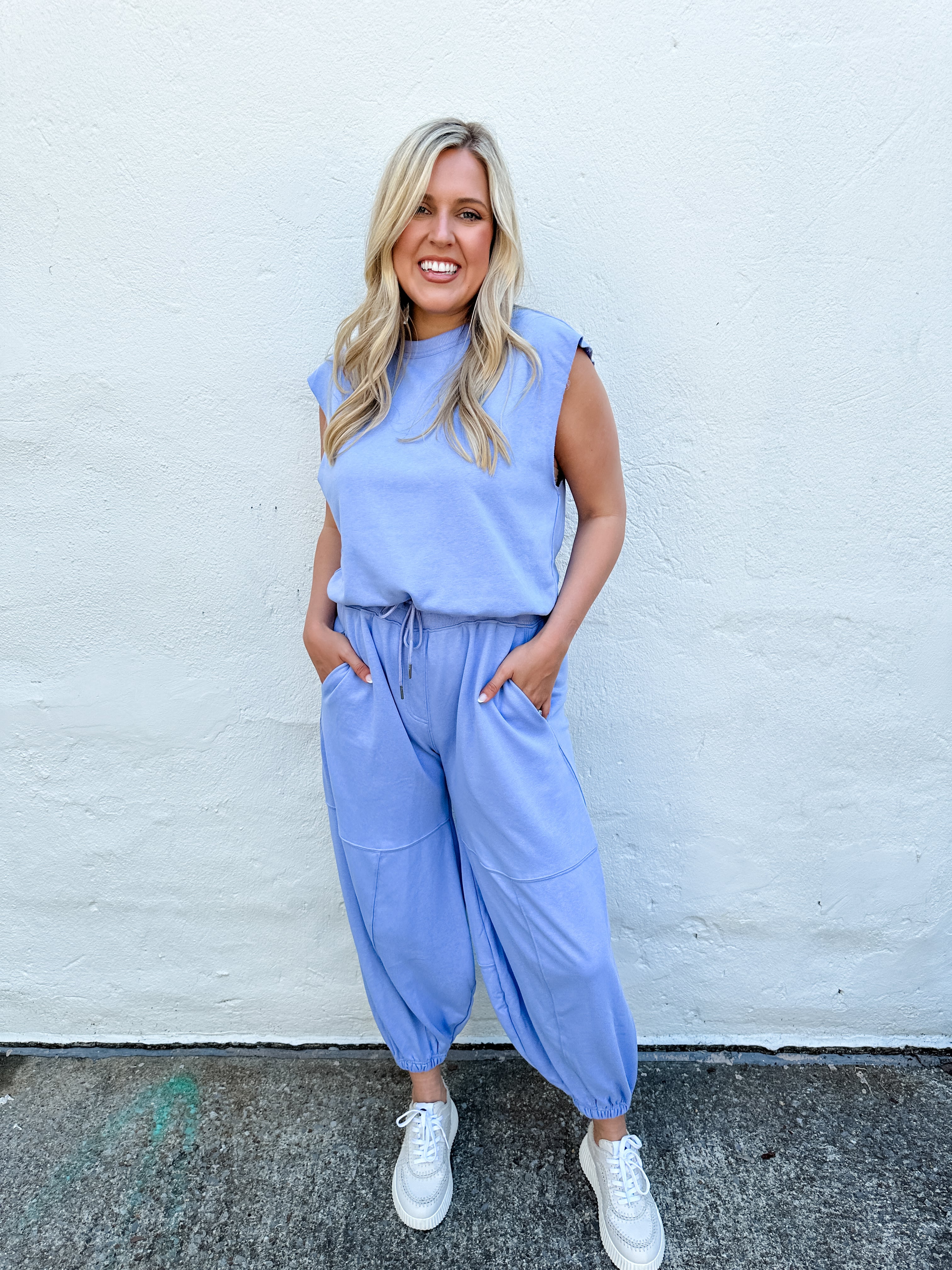 Knit Balloon Pant Jumpsuit