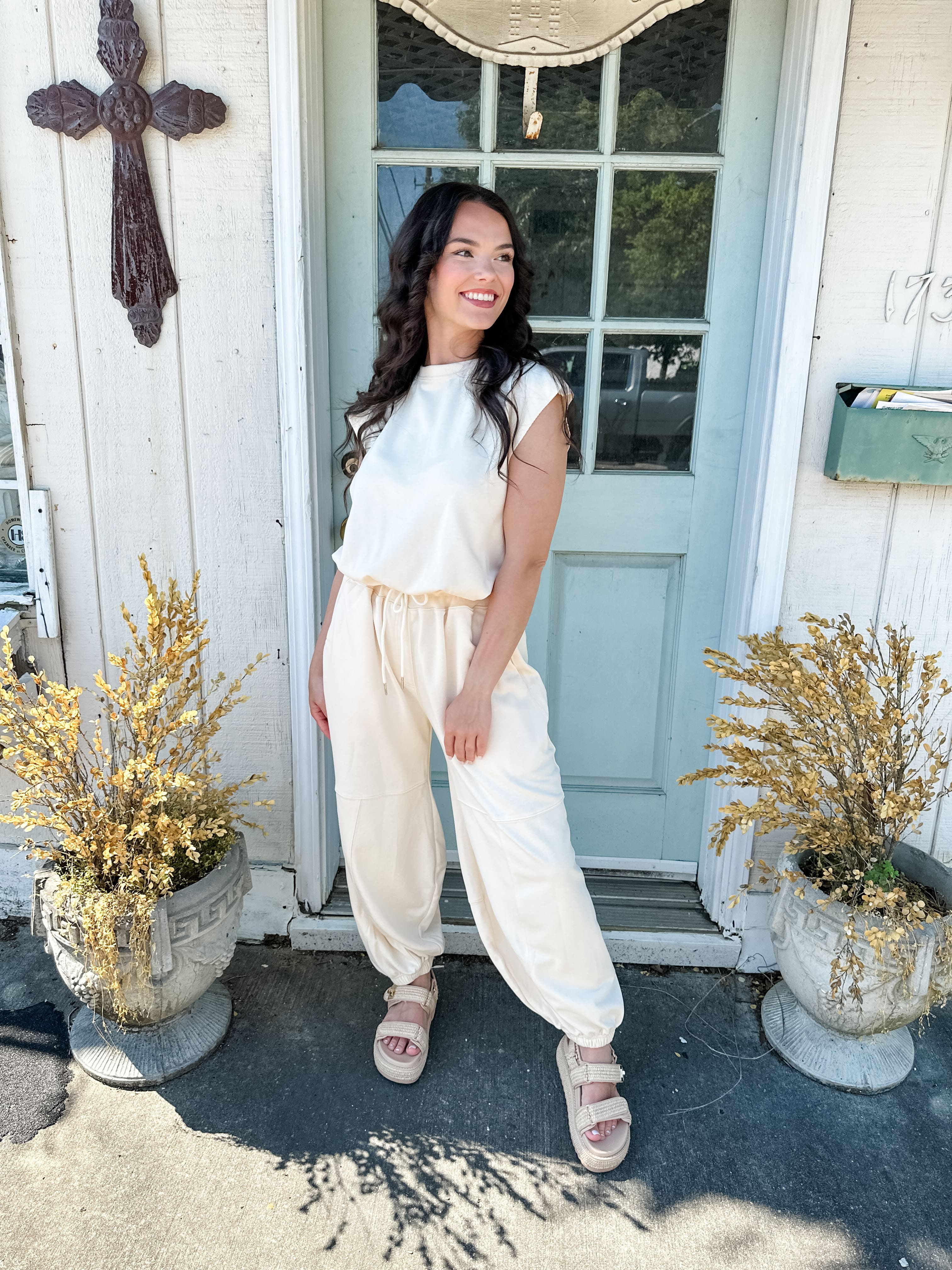 Knit Balloon Pant Jumpsuit