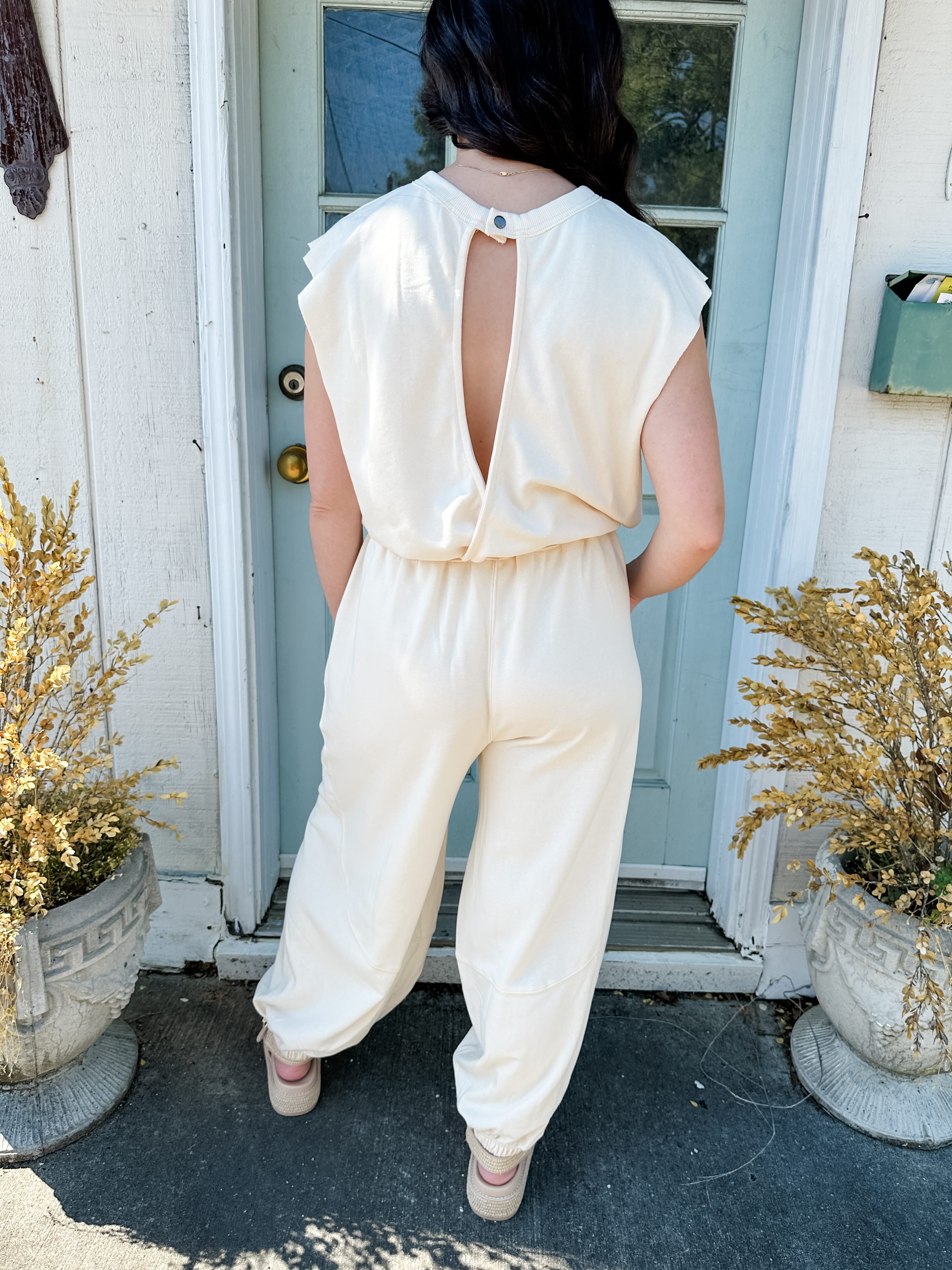 Knit Balloon Pant Jumpsuit