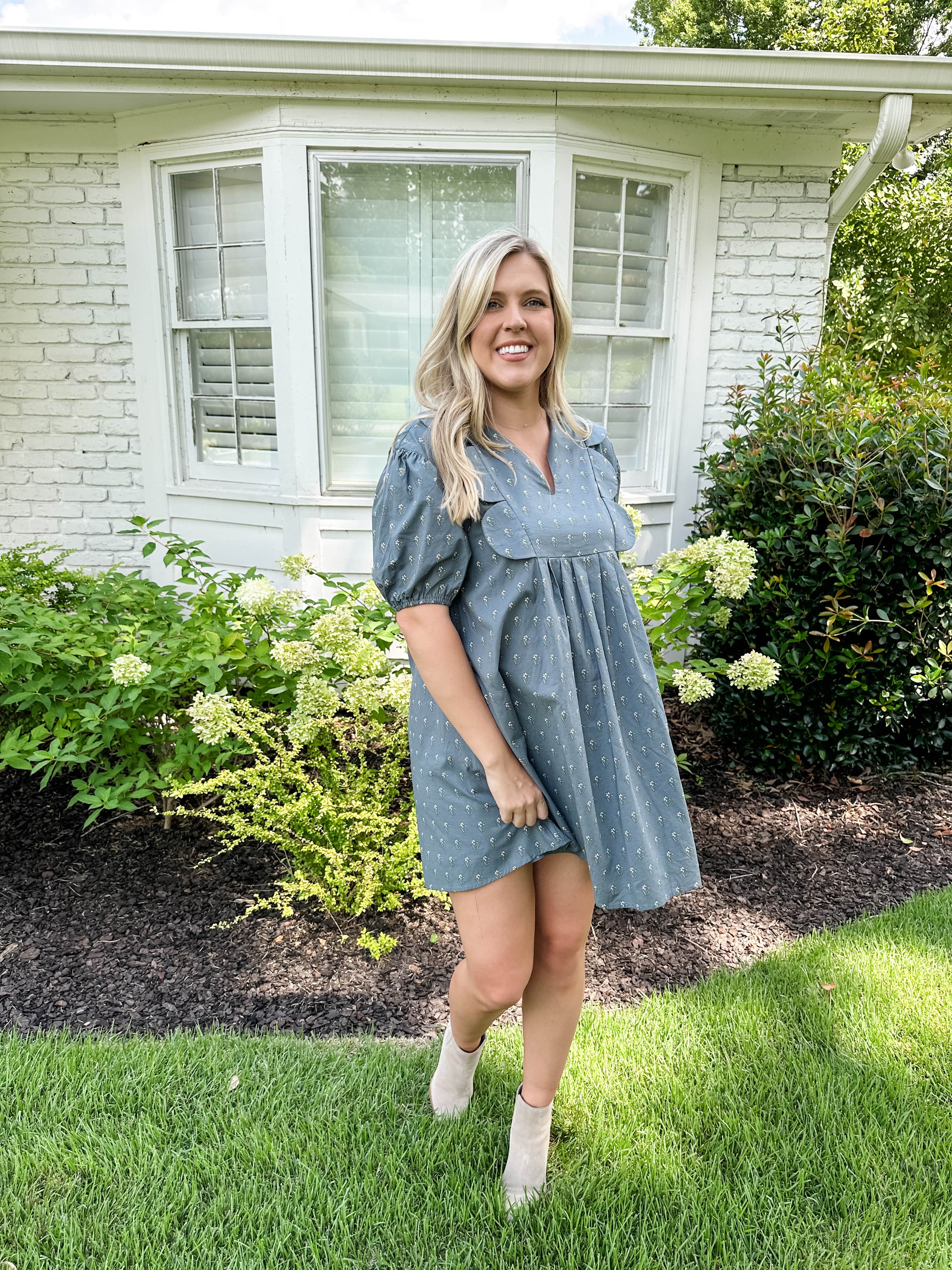 Tiny Floral Print Dress