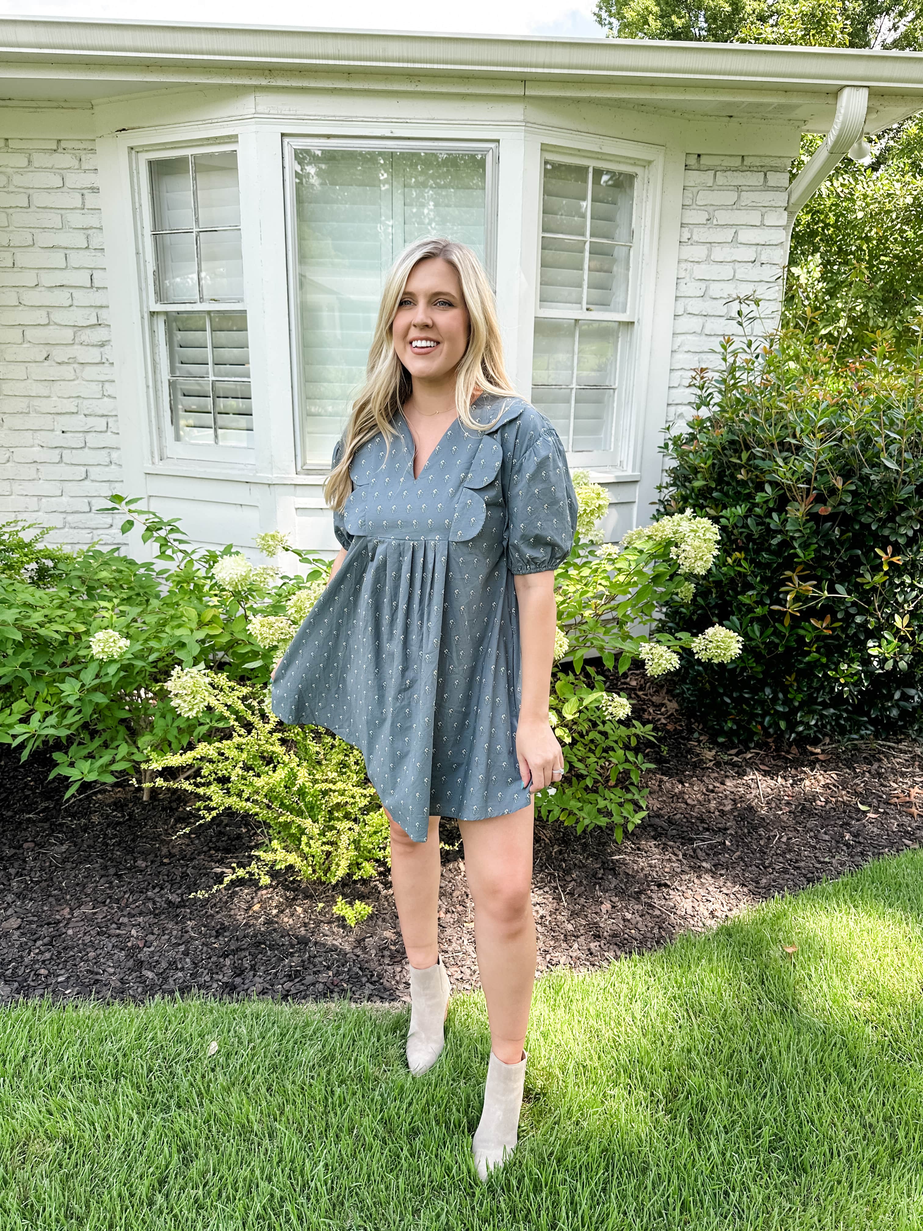 Tiny Floral Print Dress