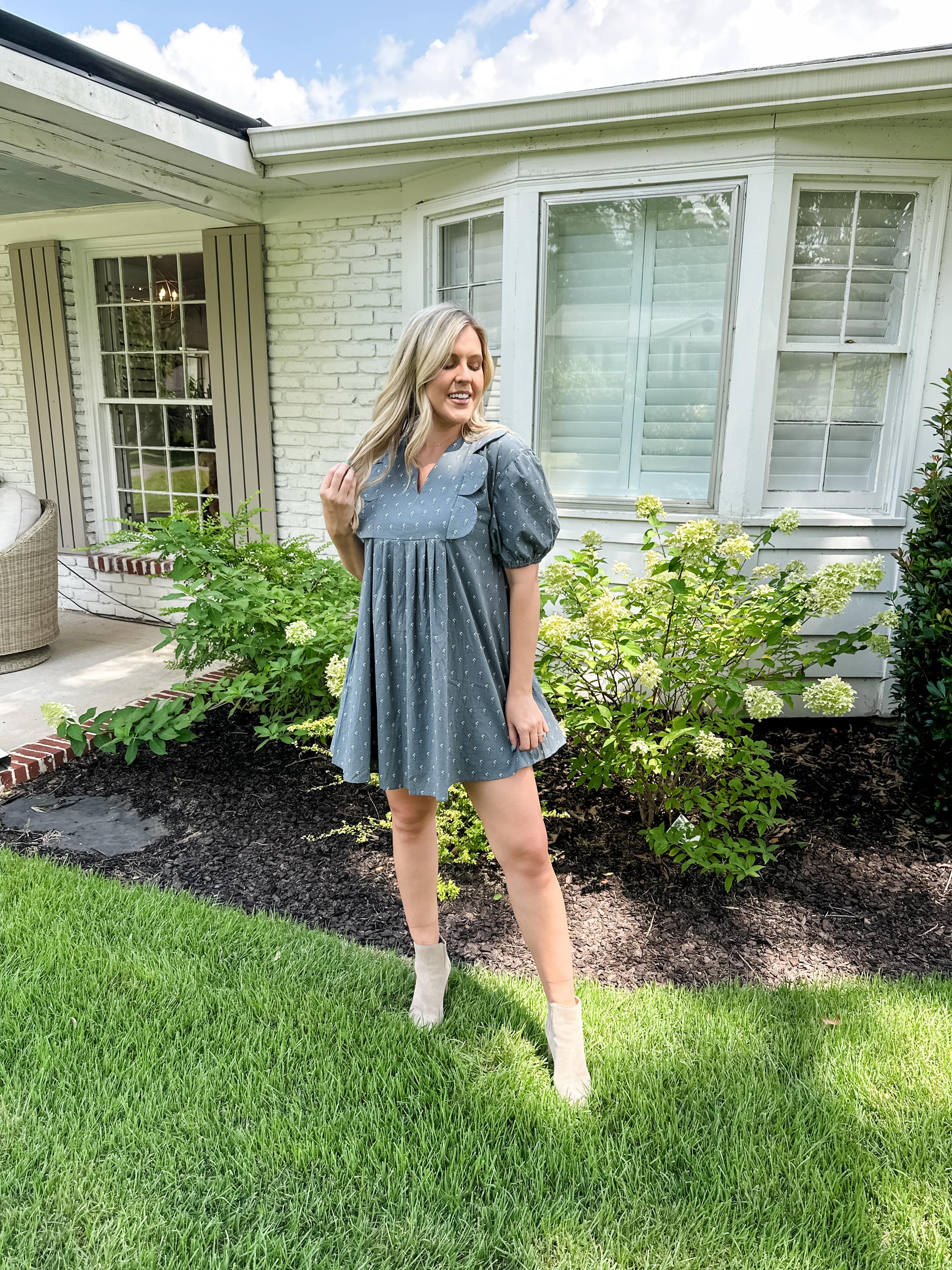 Tiny Floral Print Dress