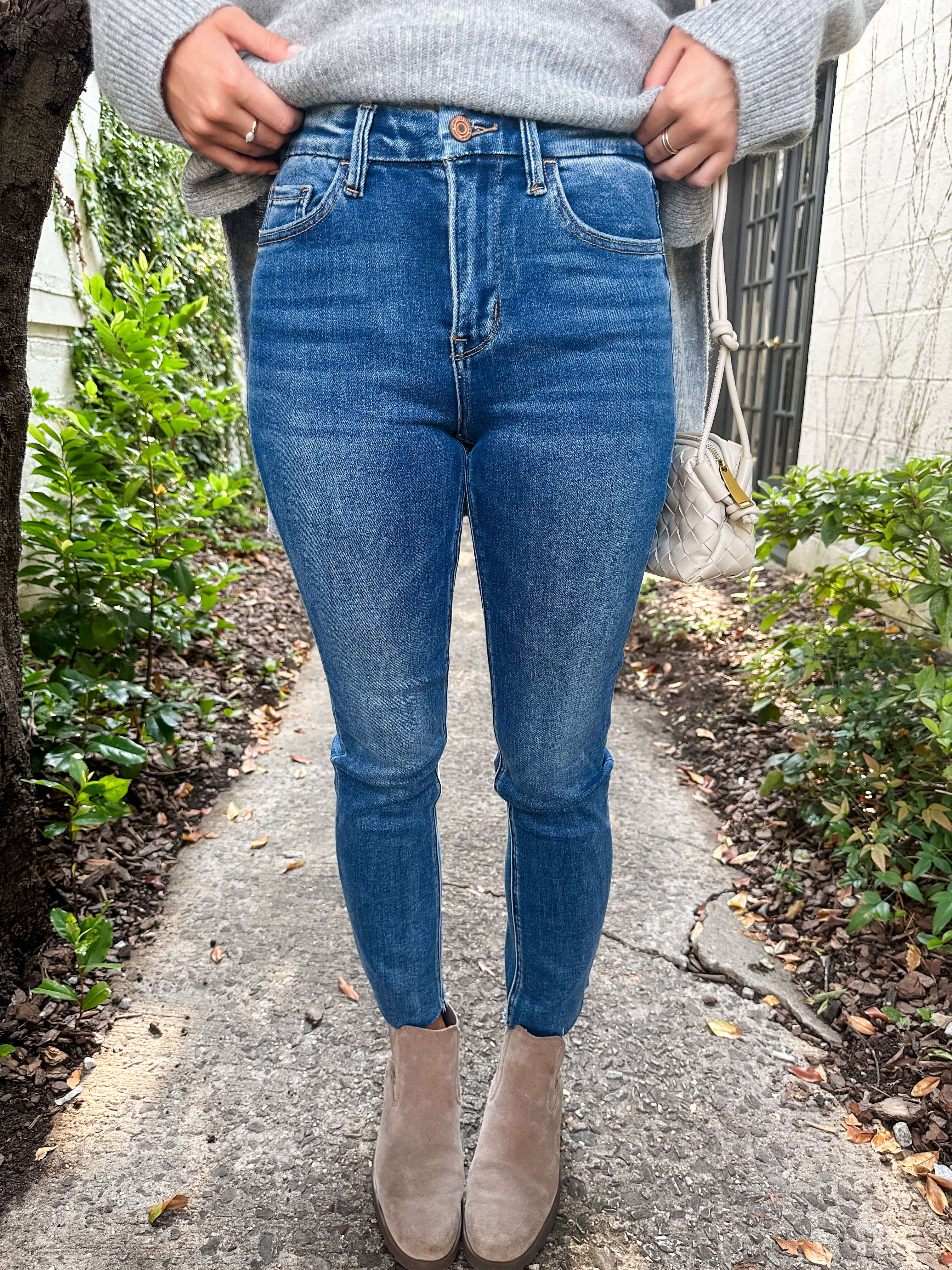 High Rise Straight Leg Jean