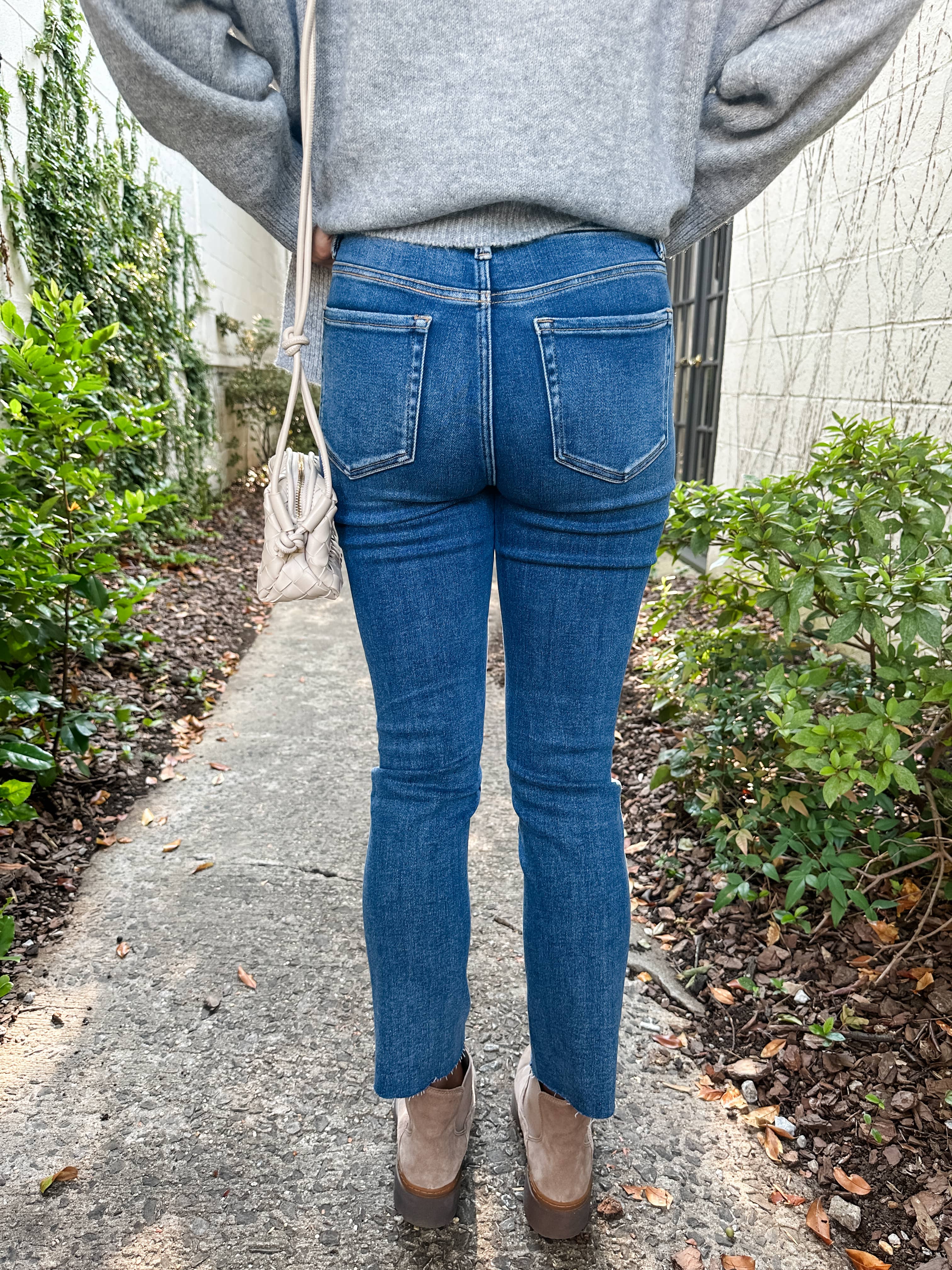 High Rise Straight Leg Jean