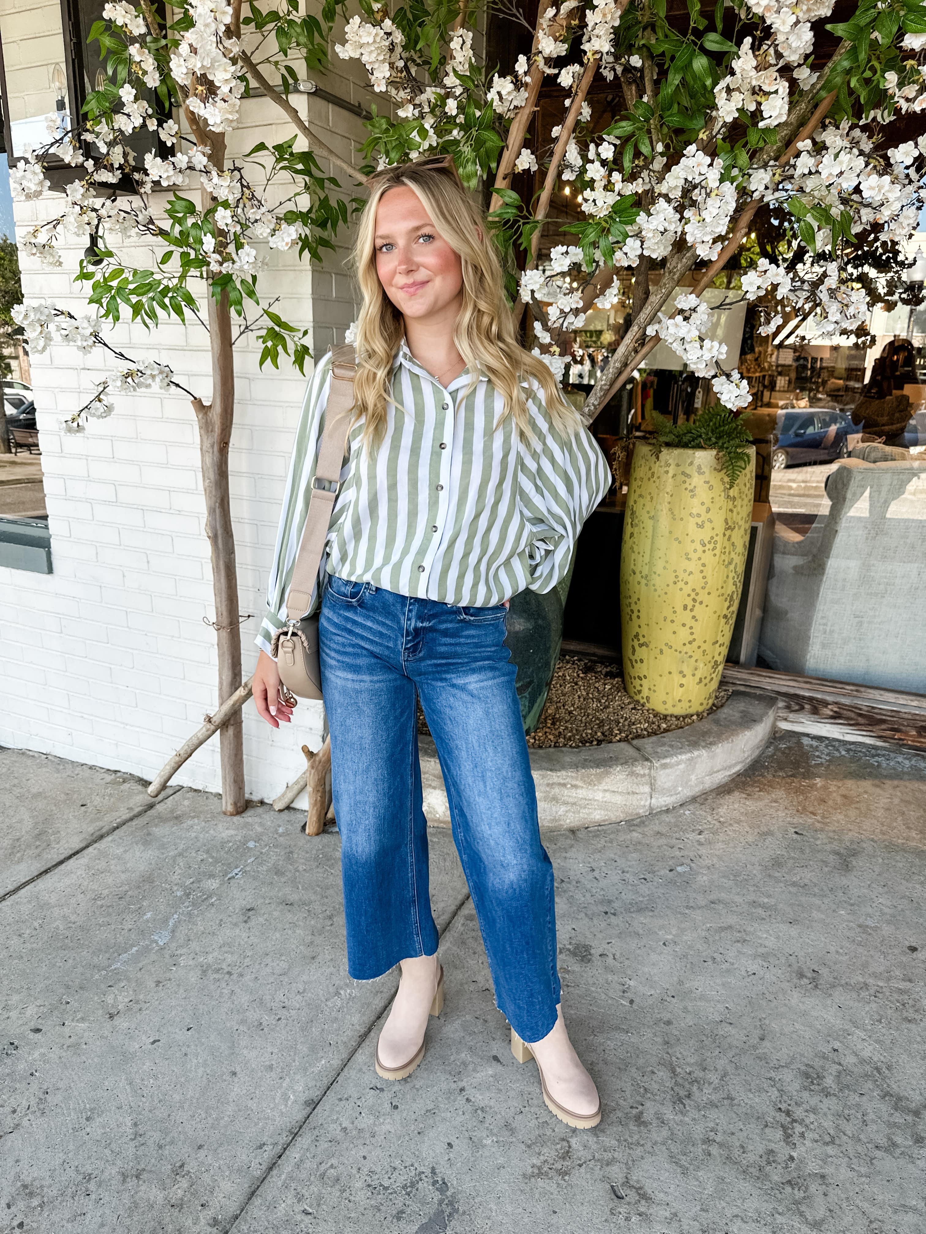 Mixed Stripe Top