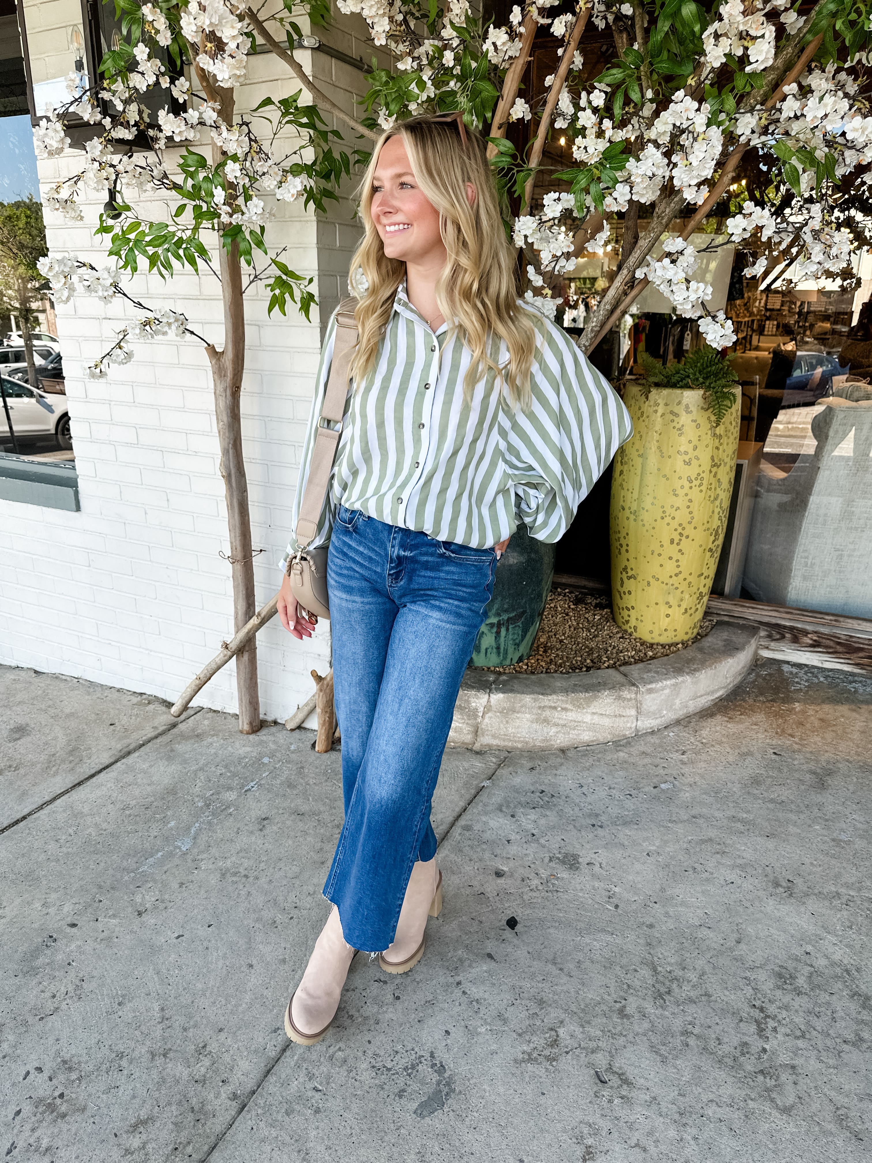 Mixed Stripe Top