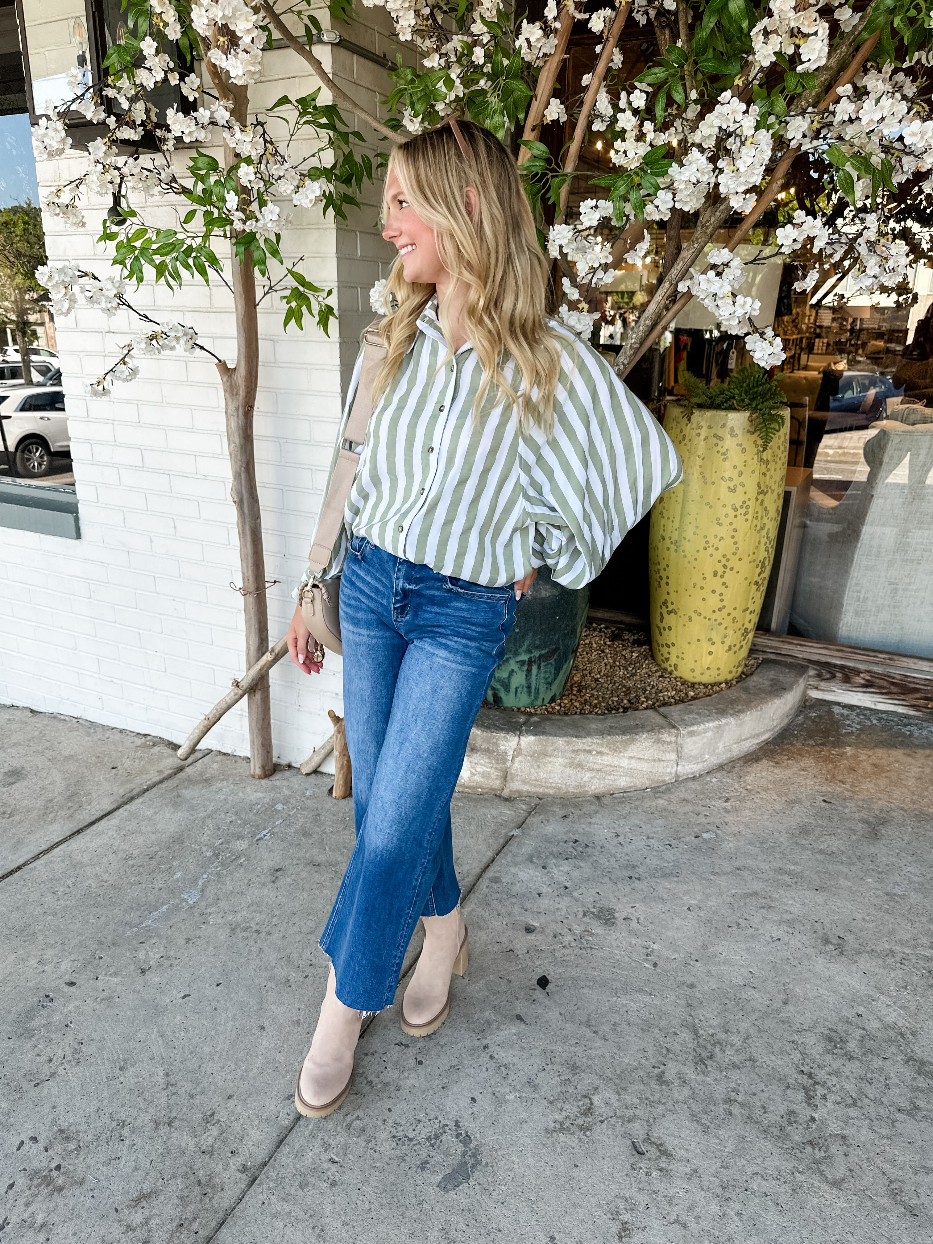 Mixed Stripe Top