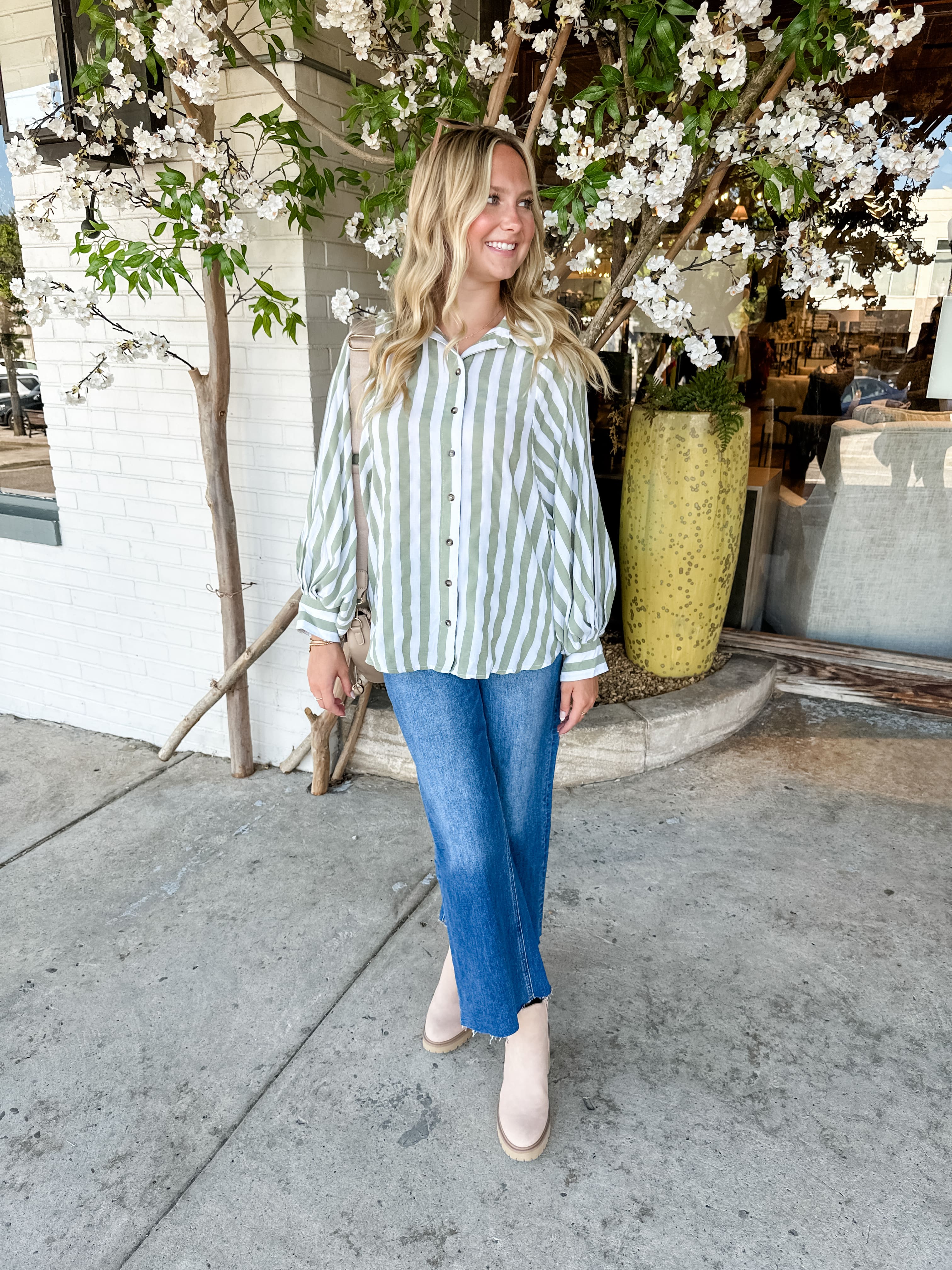 Mixed Stripe Top