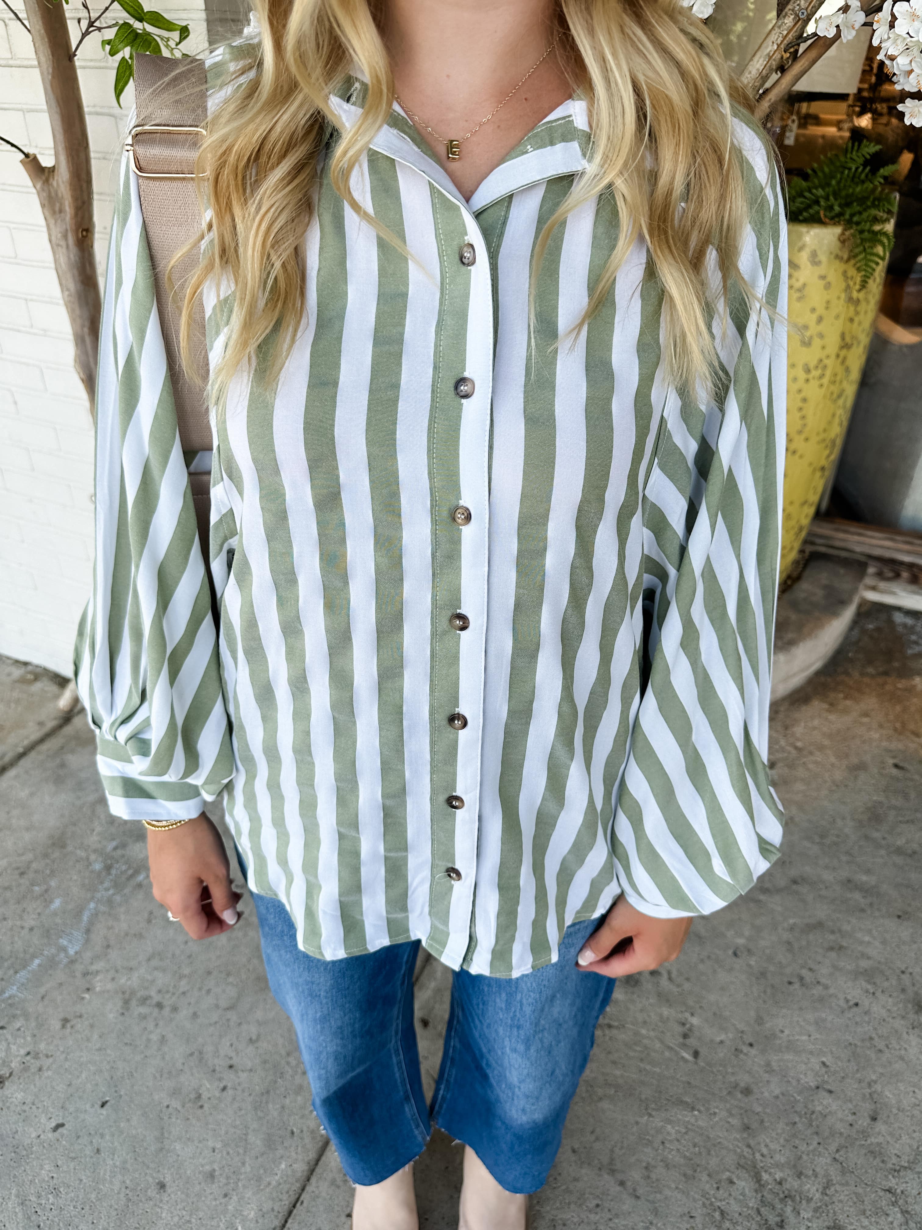 Mixed Stripe Top