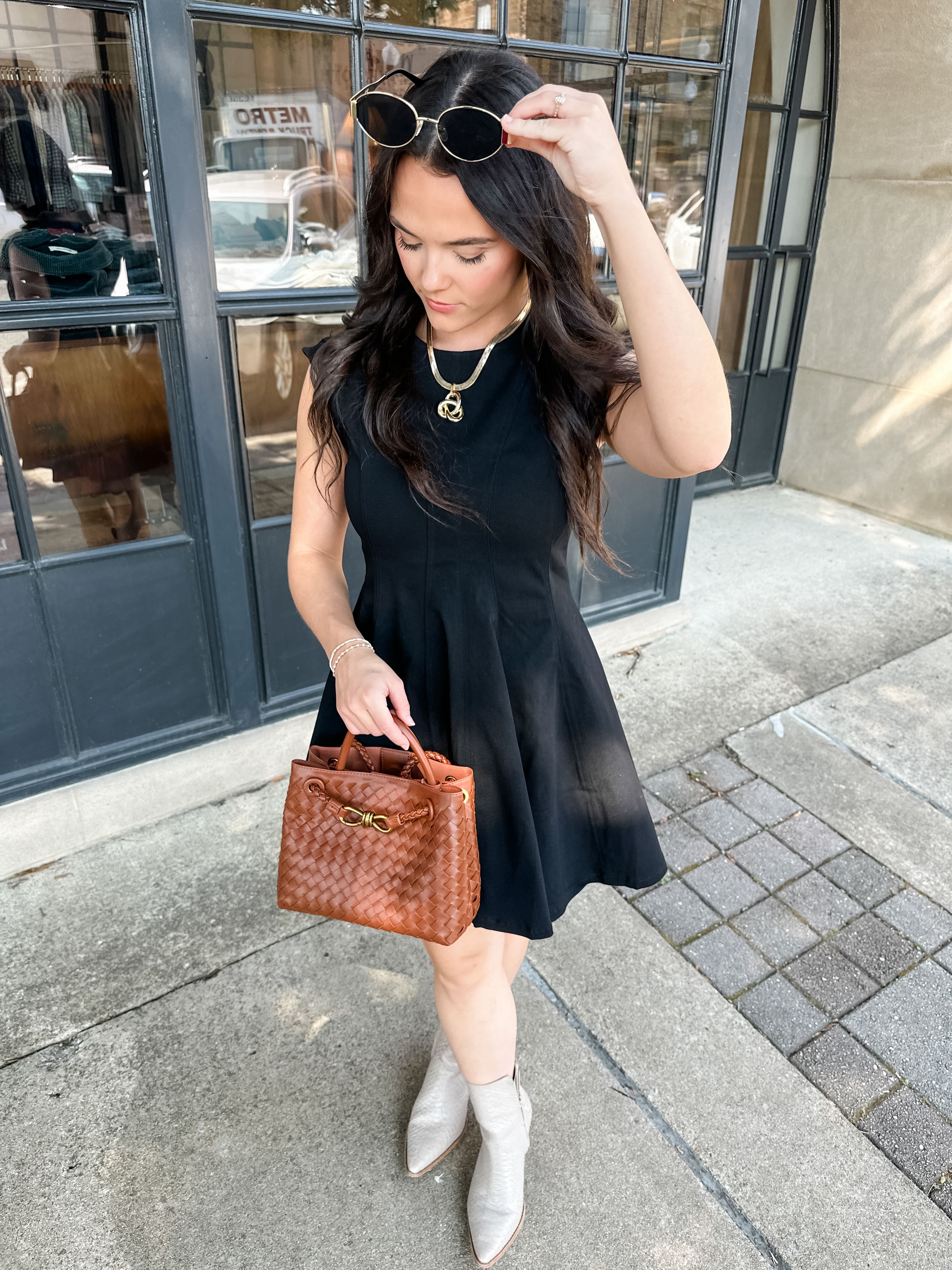 Sleeveless Swing Dress