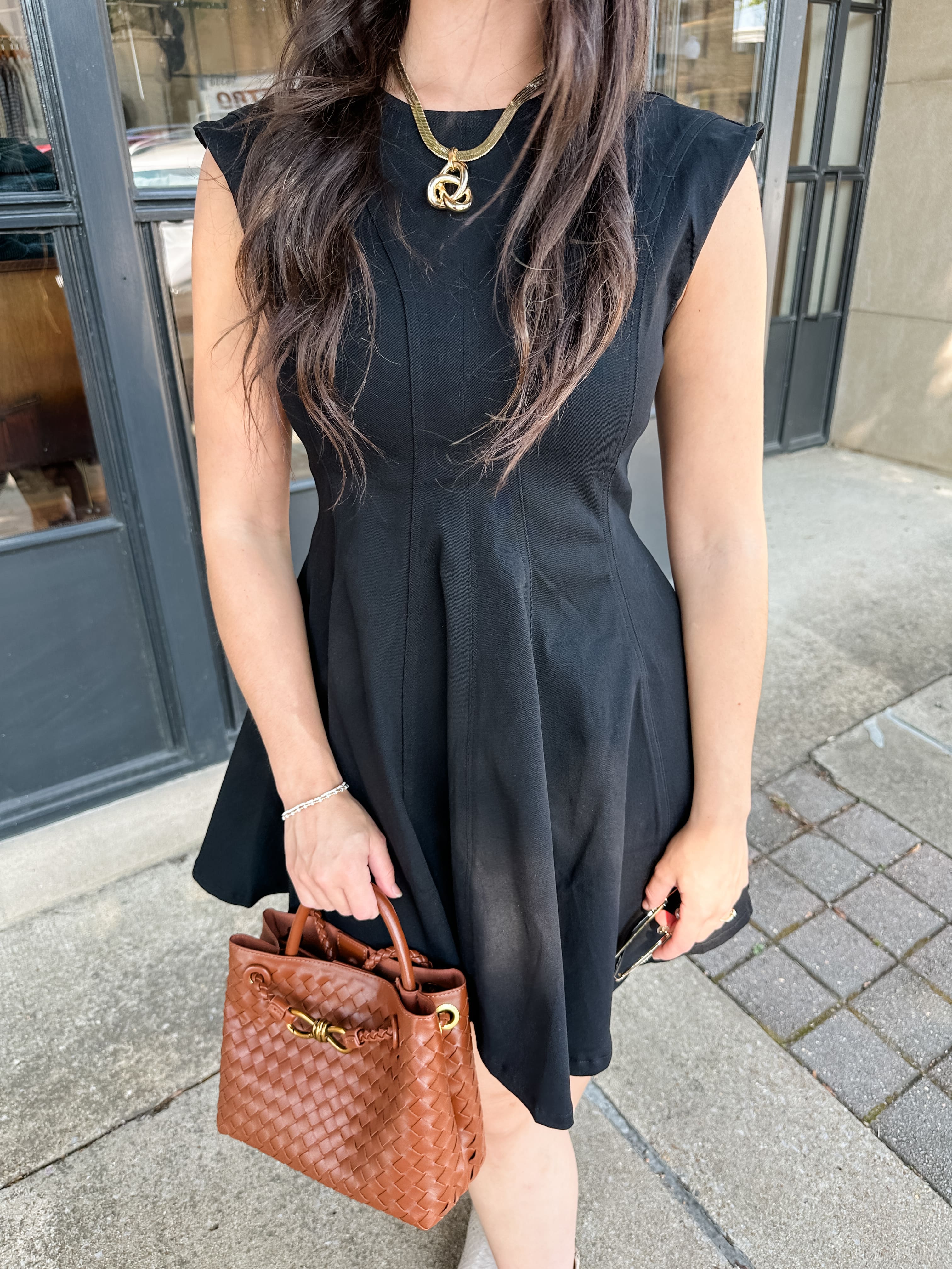 Sleeveless Swing Dress