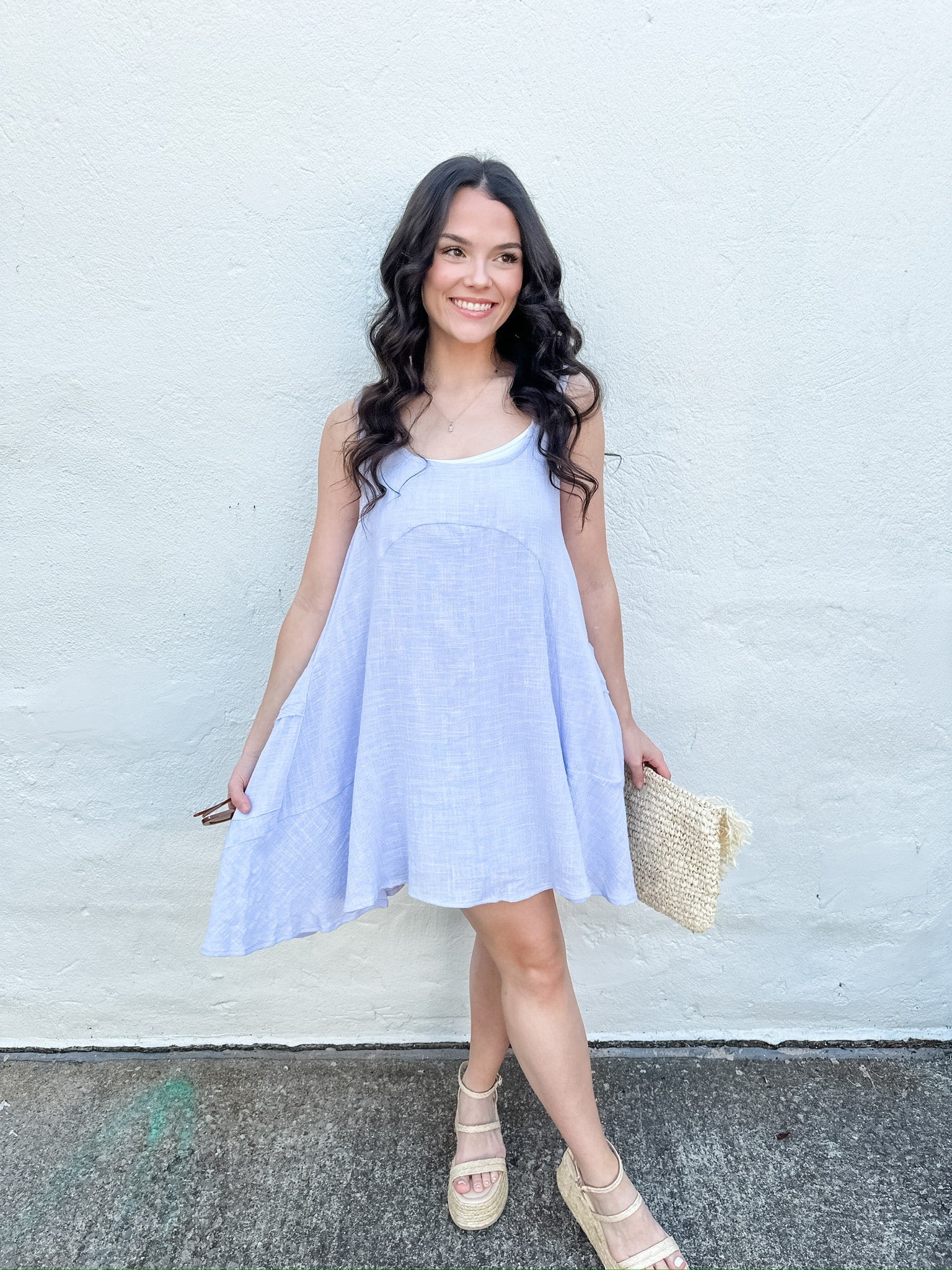 Gauze Swing Tunic Dress