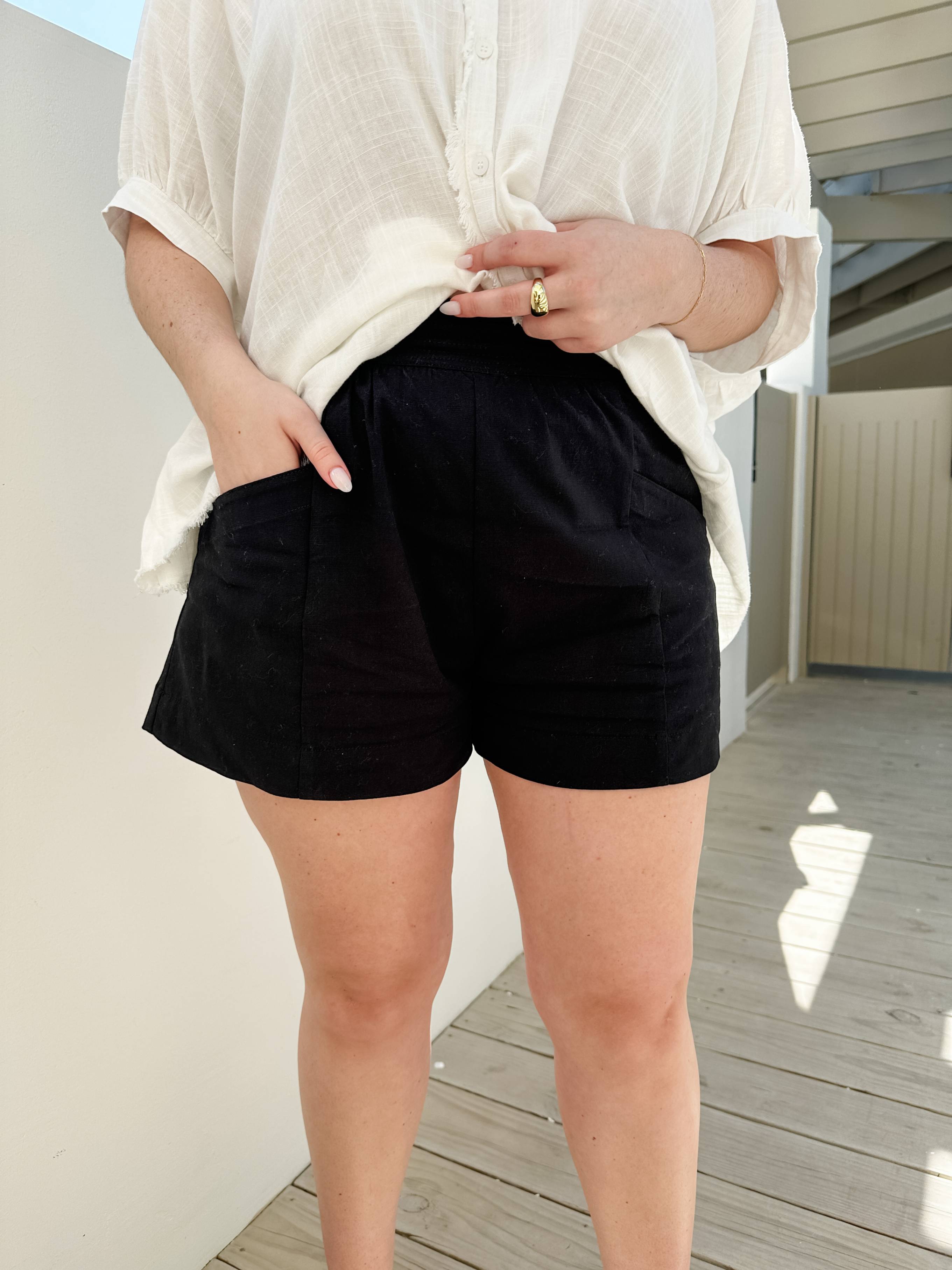 Slant Pocket Shorts