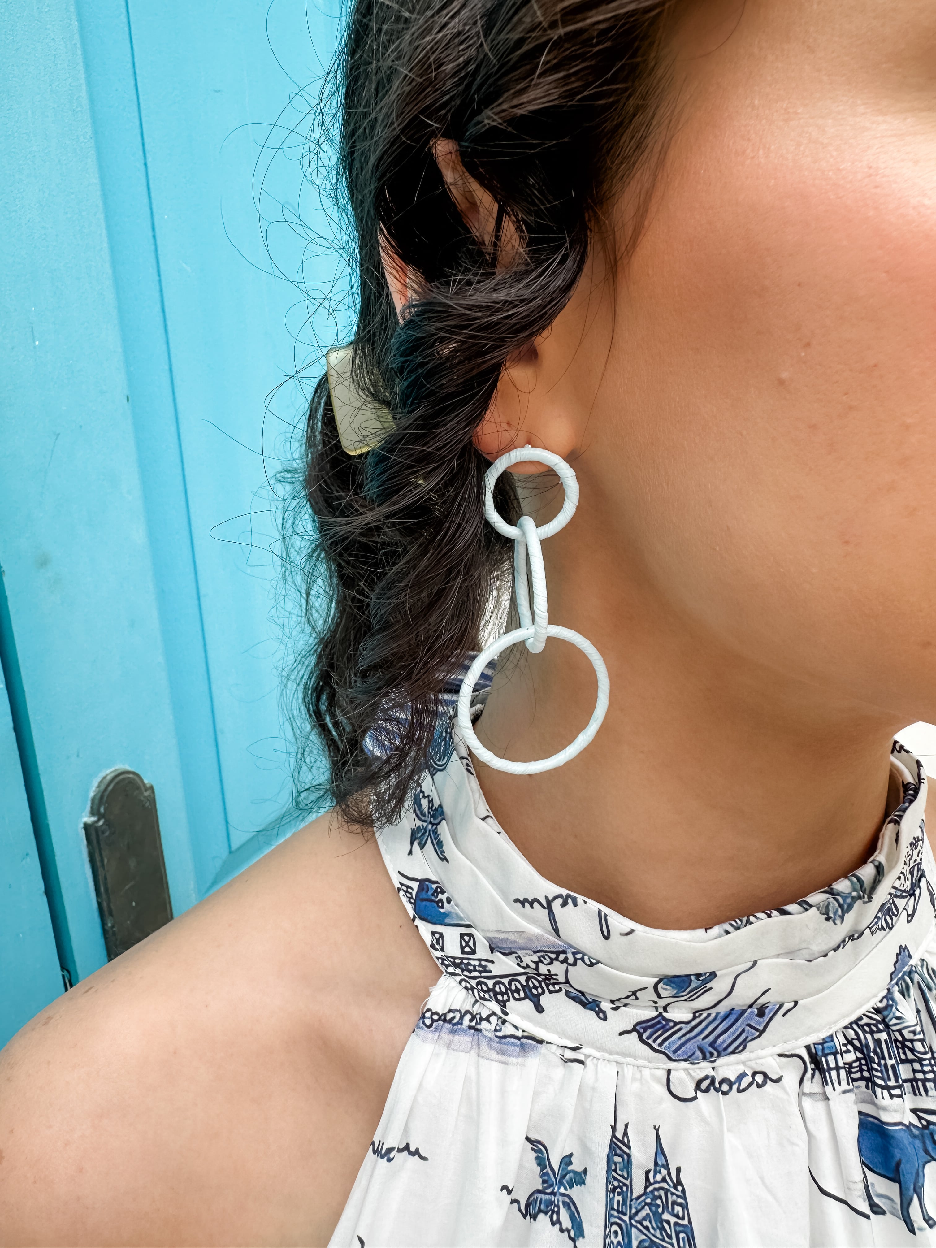 Circle Drop Earring