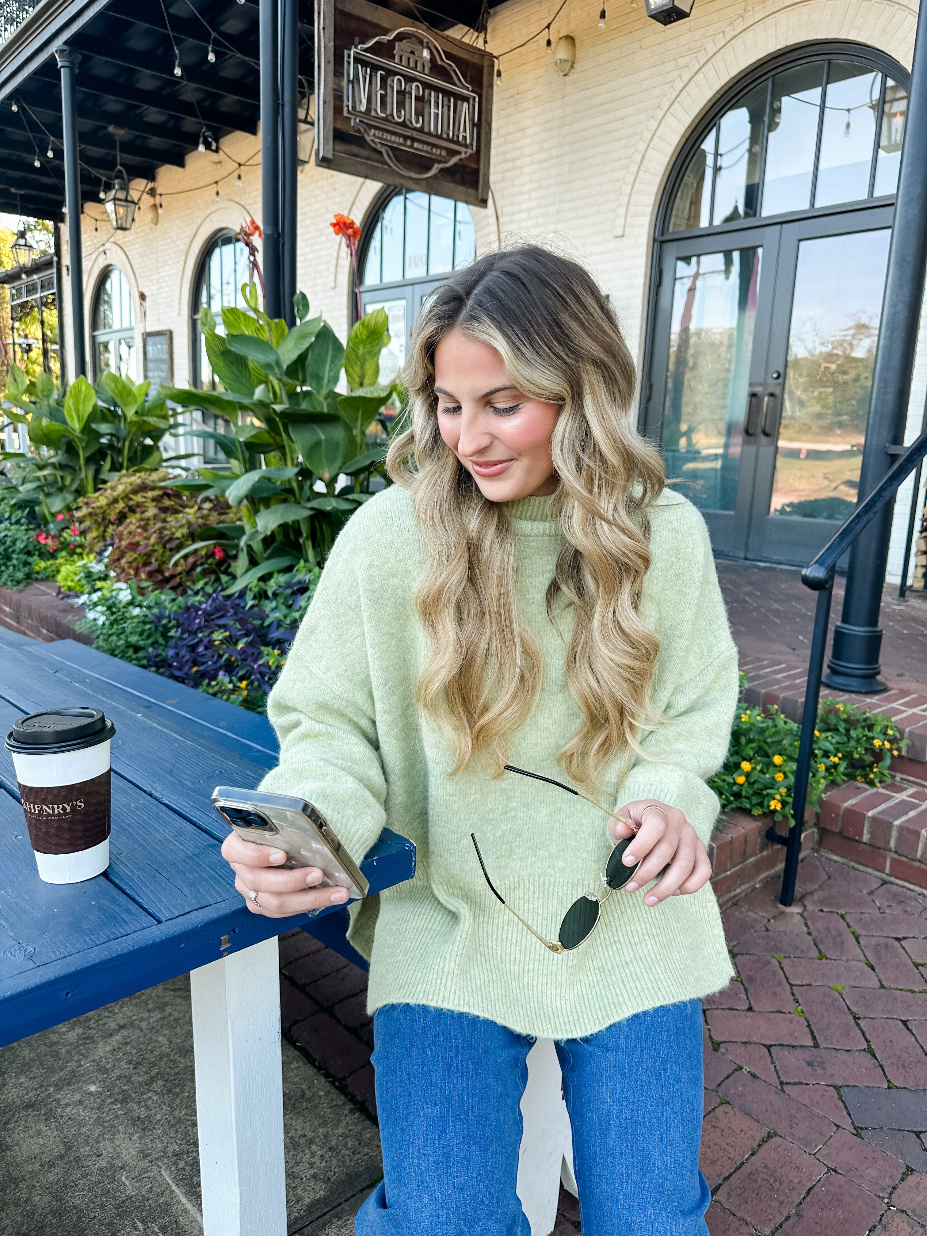 Heathered Turtleneck Sweater