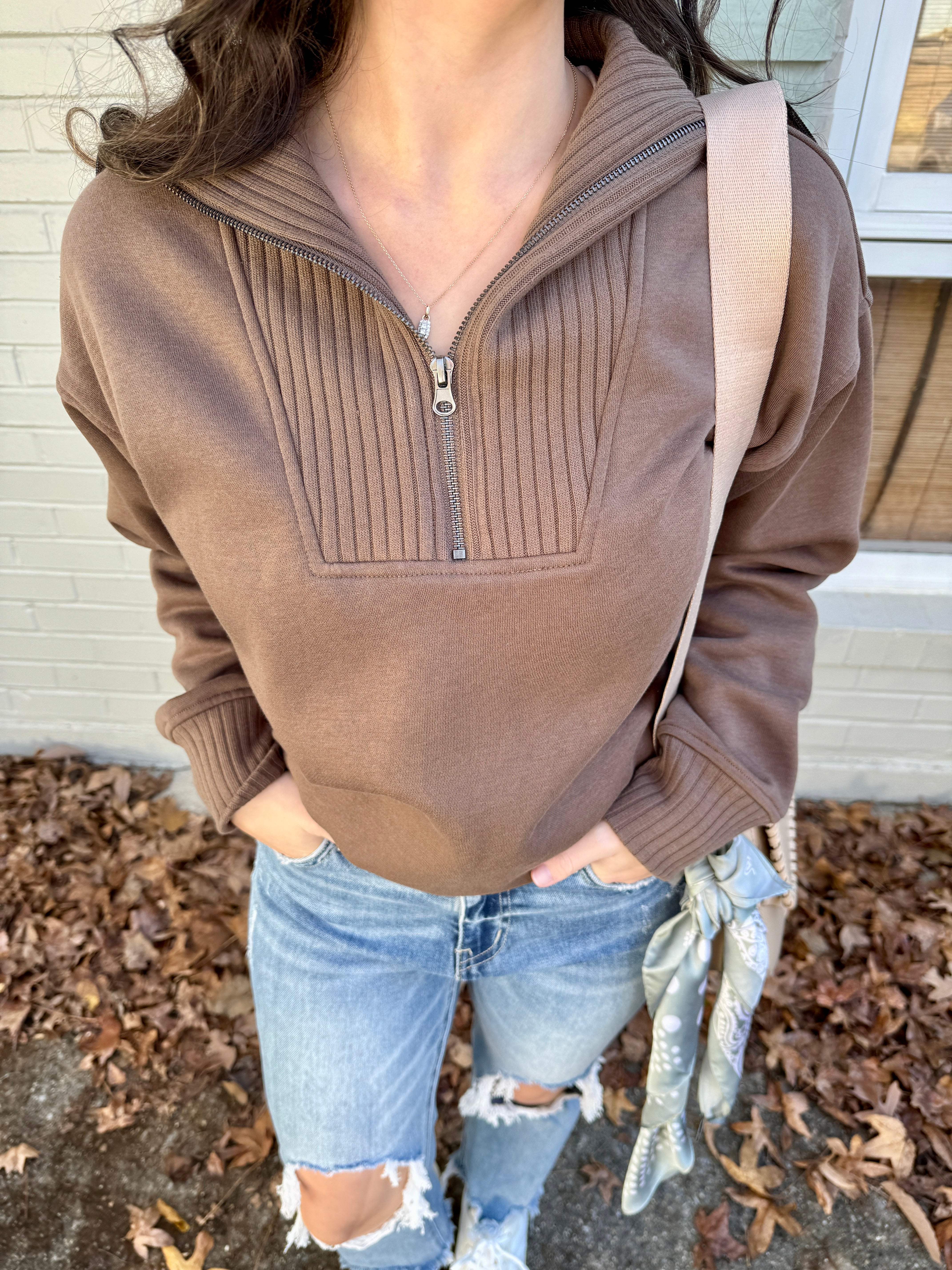 Oversized Collar Pullover