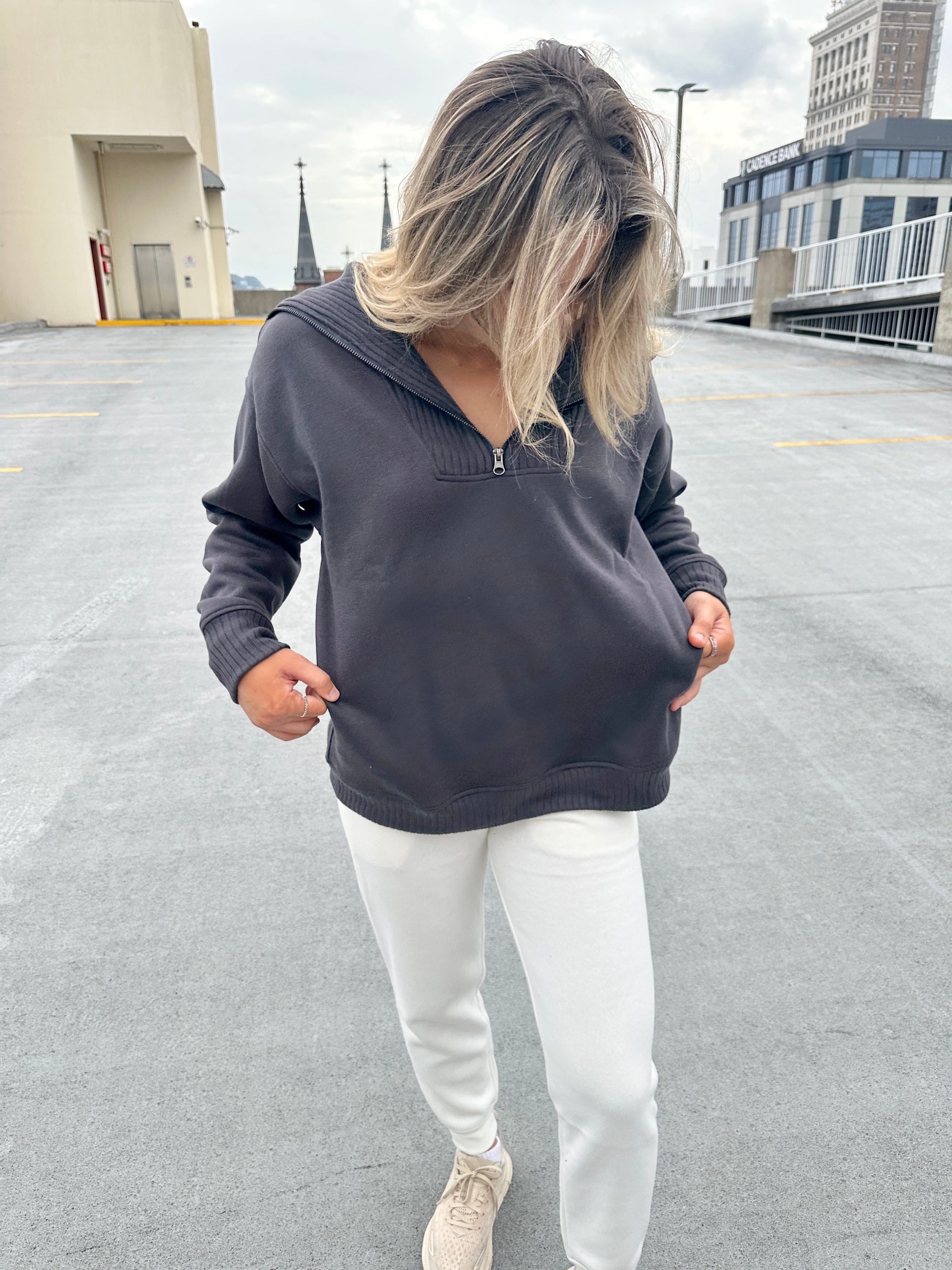 Oversized Collar Pullover