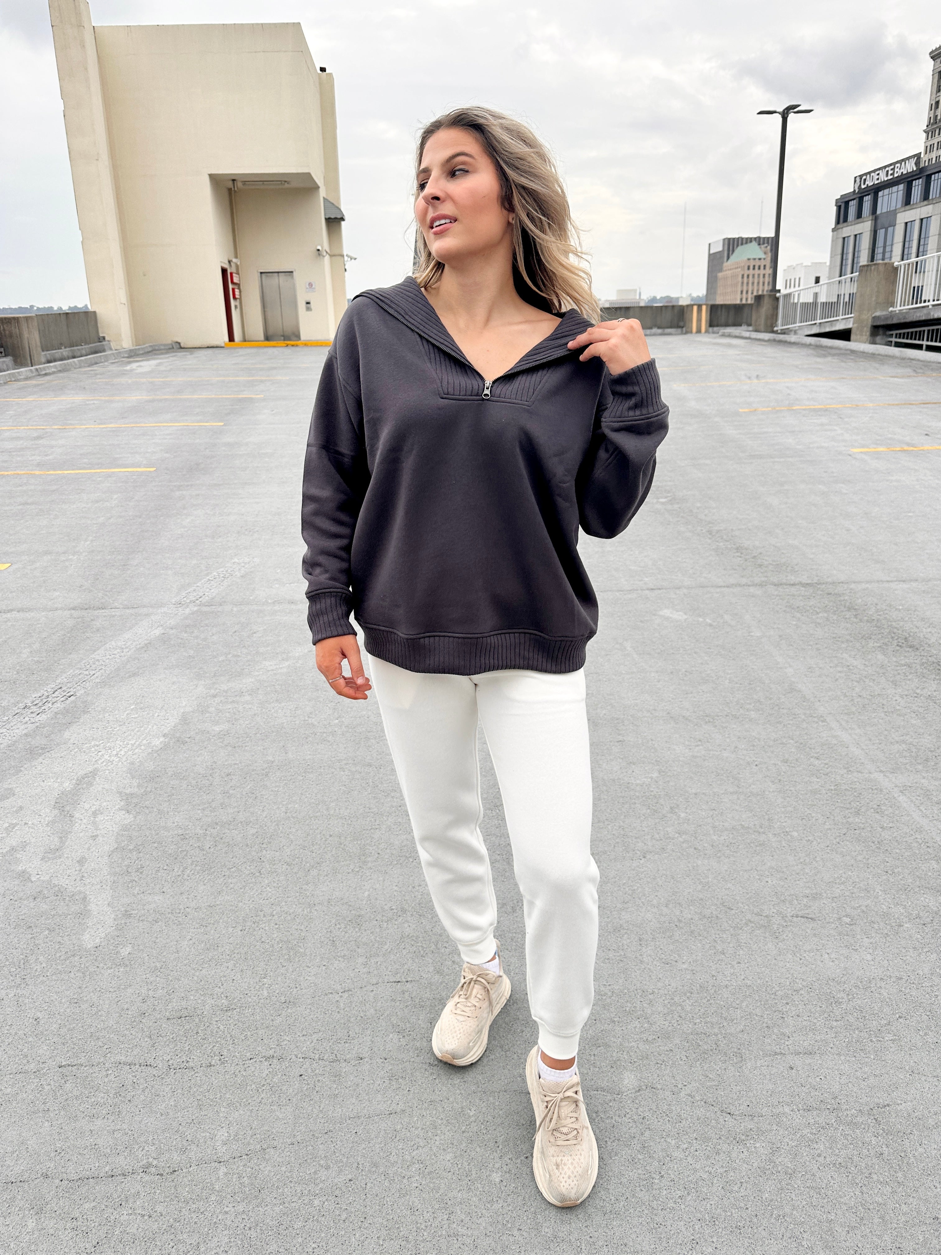 Oversized Collar Pullover