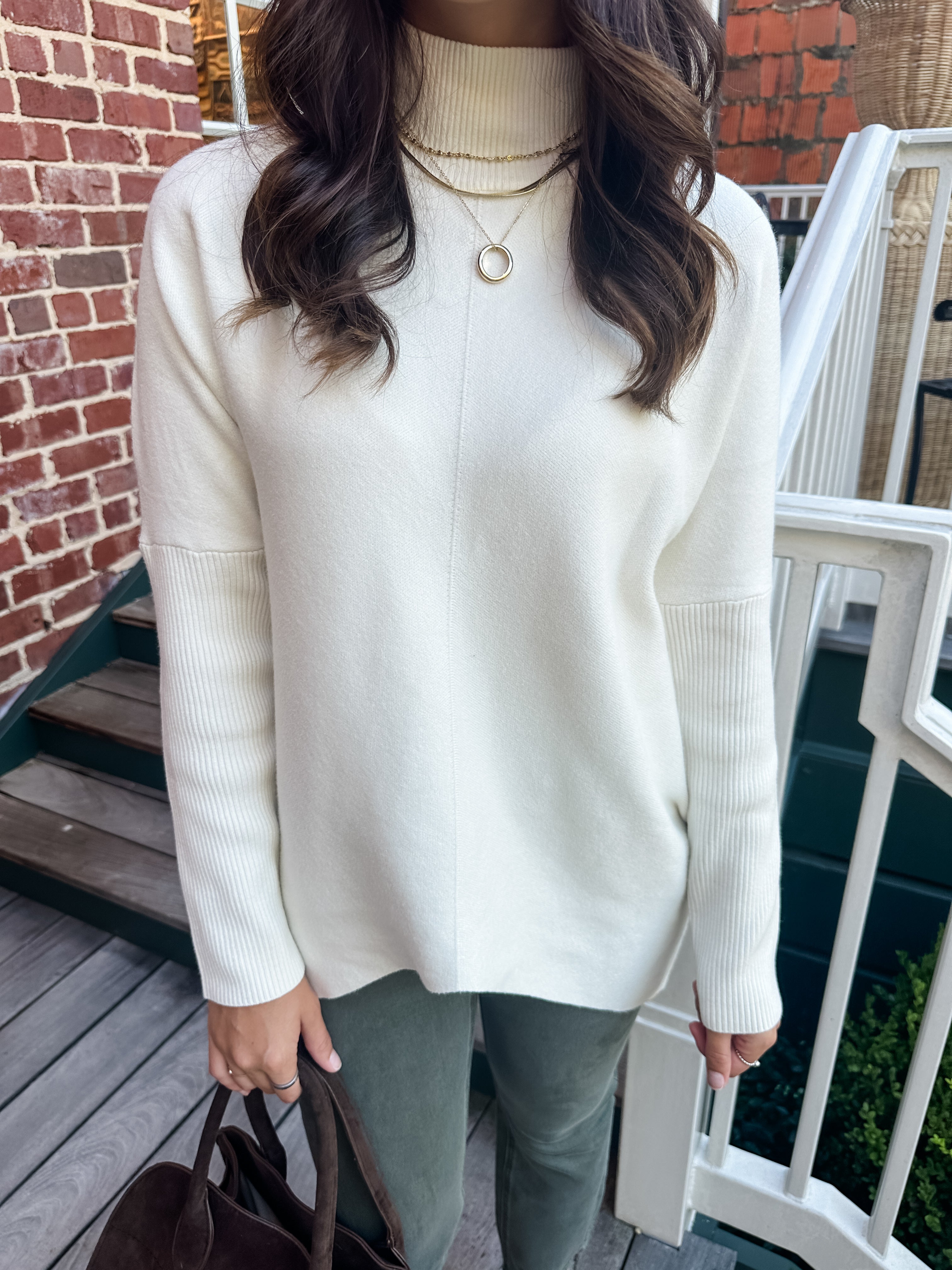 High Low Sweater Top